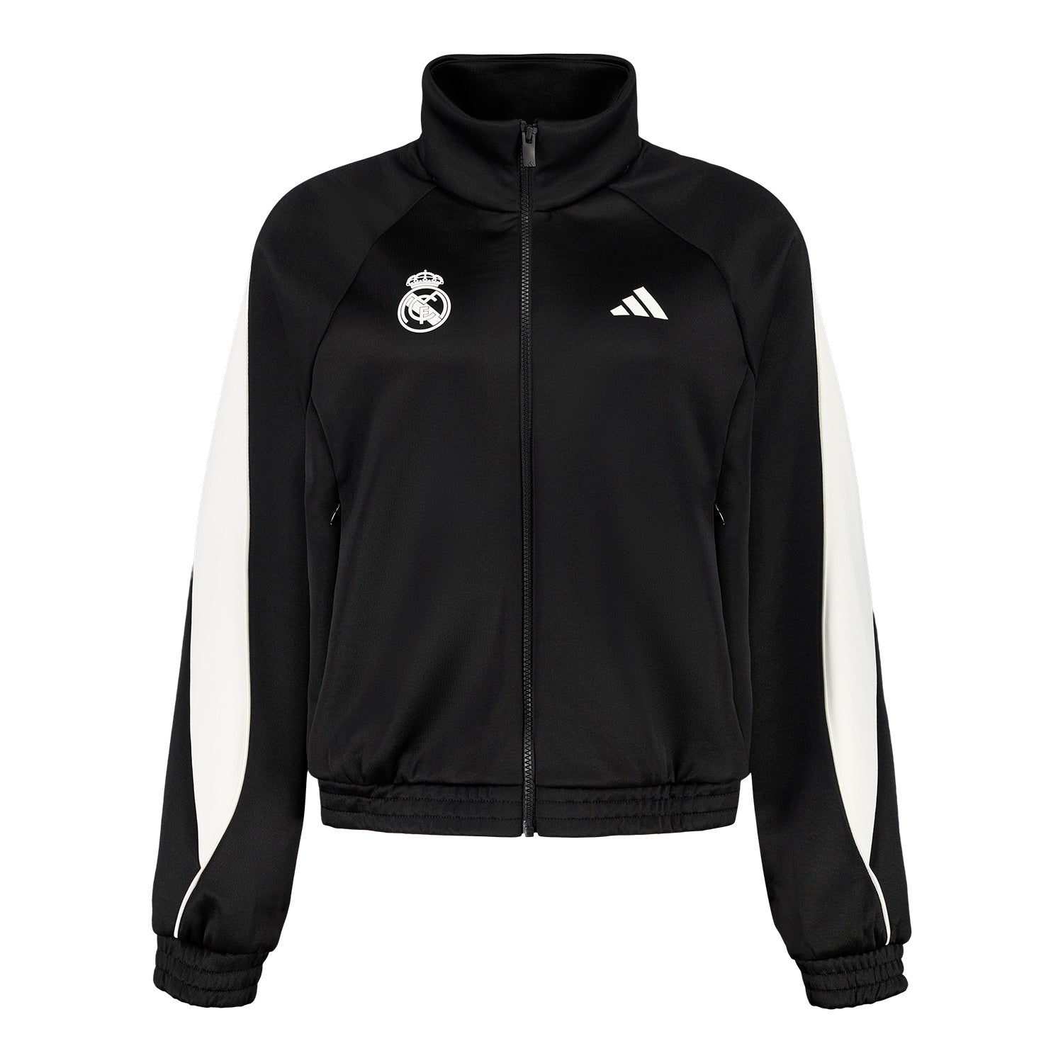 Womens adidas Stadium Tracksuit Jacket Black – Official Real