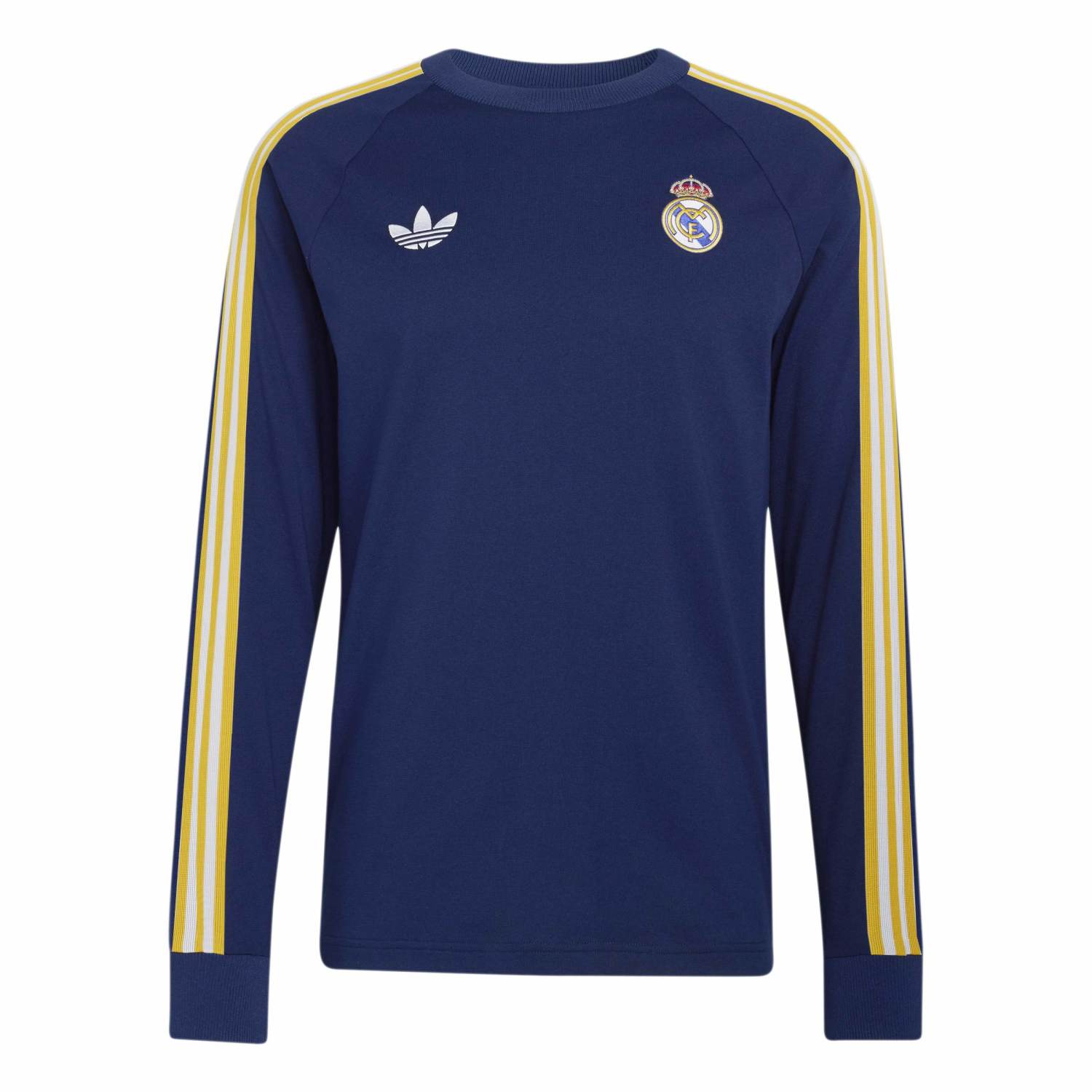 Mens Long Sleeve T-Shirt adidas Originals 25/26 Navy Blue – The