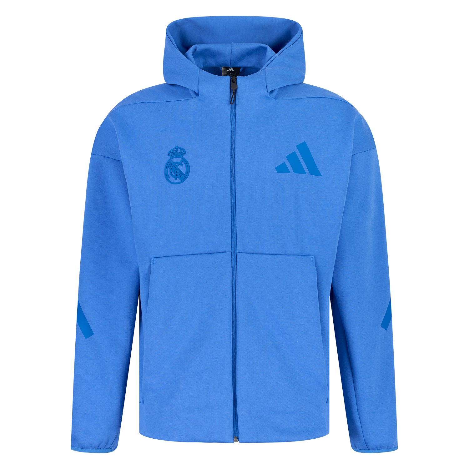 Mens adidas Real Urban Z.N.E. Full Zip Hoodie Blue – Official Real