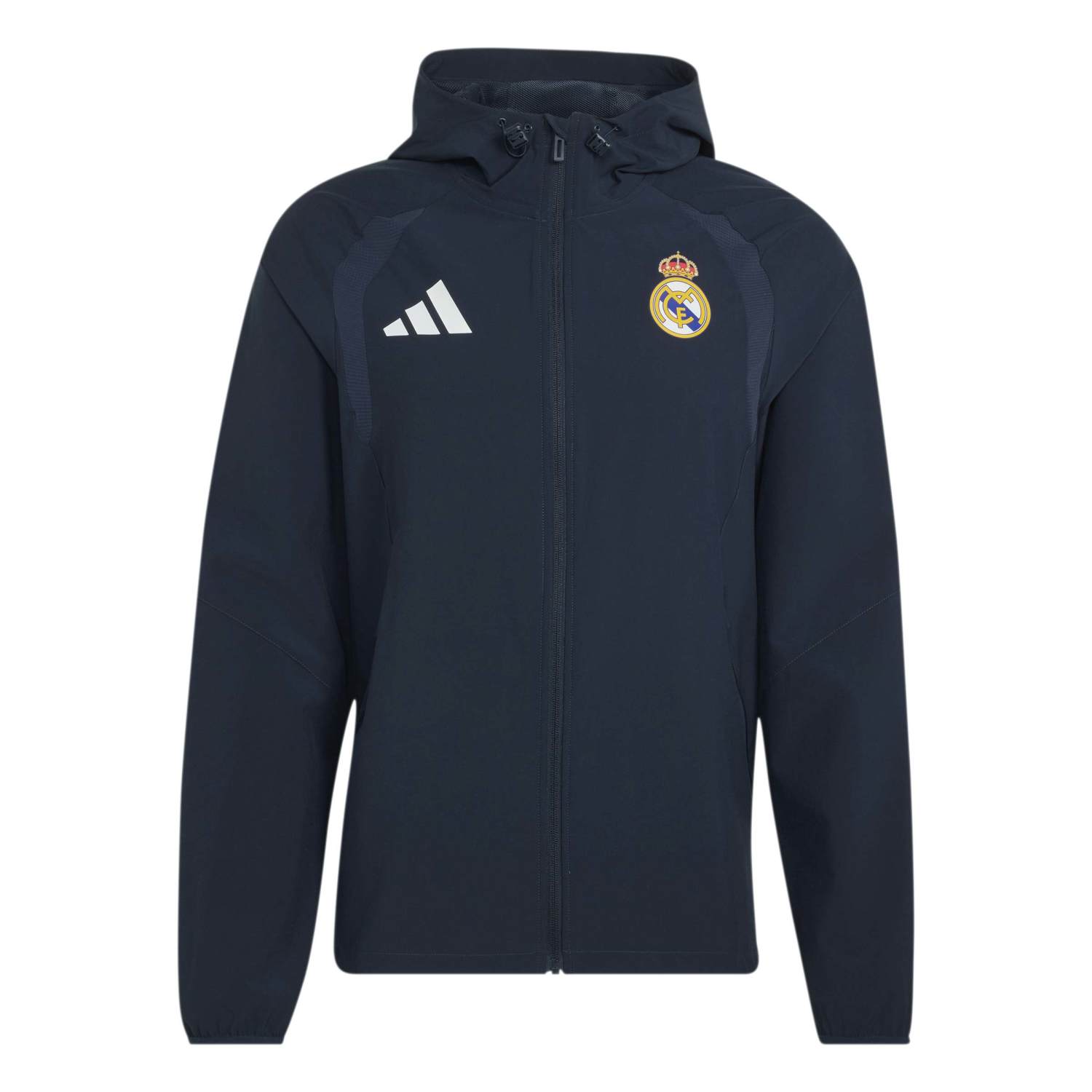  Real Madrid ハイネックジャージ Men's adidas Tiro Travel 26/27 Jacket Navy Blue – Official Real