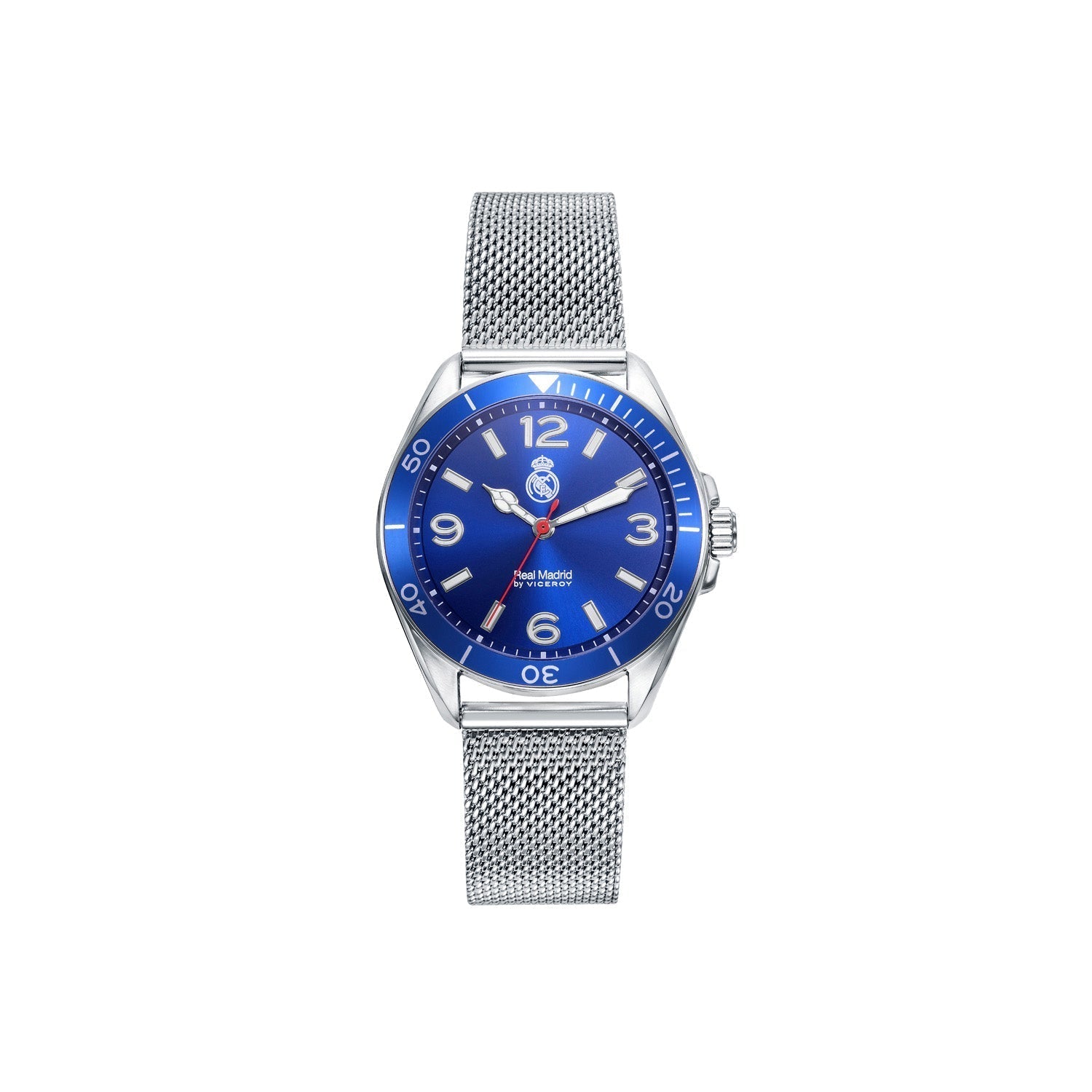 Kids Steel Strap Viceroy Watch Silver/Blue – Real Madrid Boutique