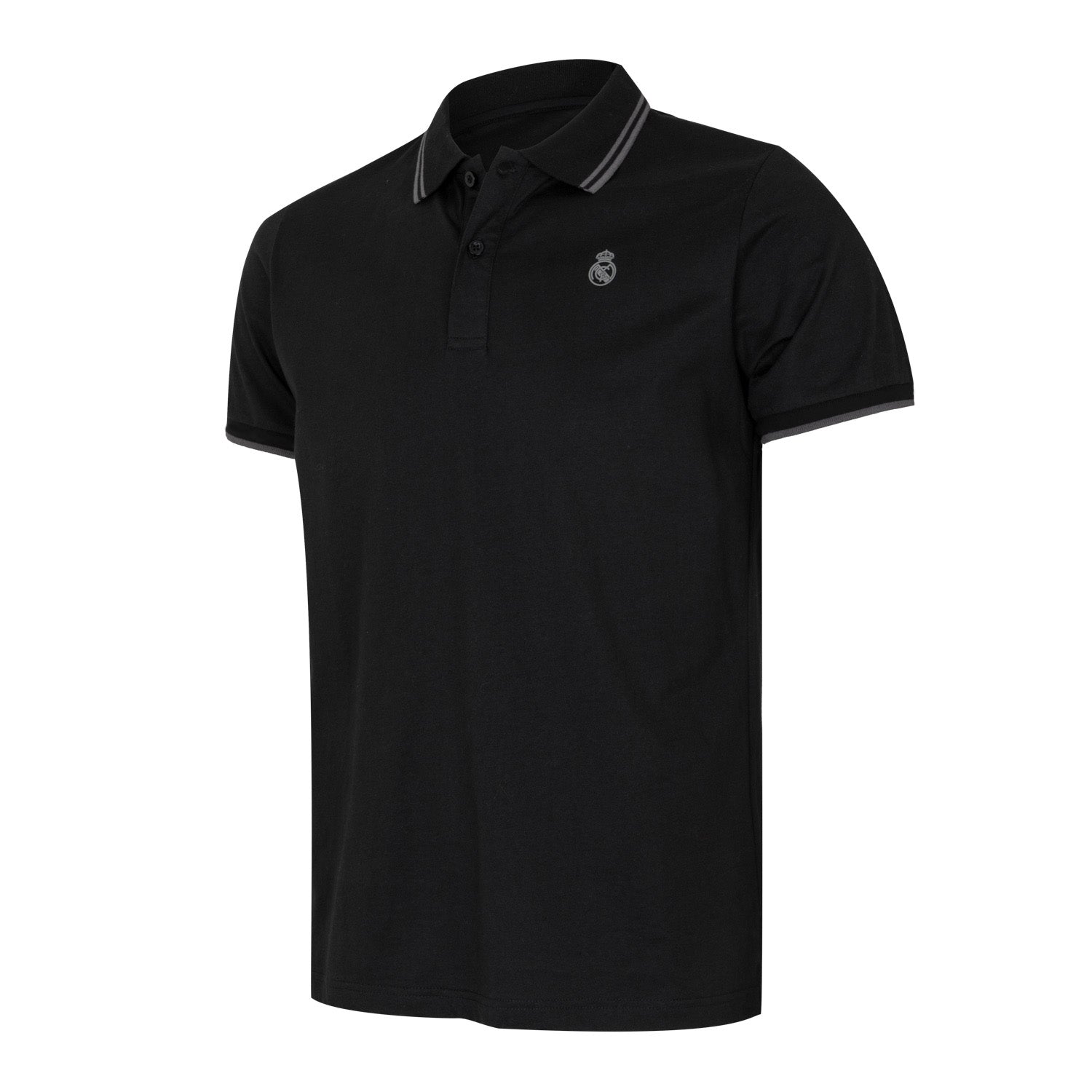 Mens Signature Polo Black – Real Madrid Europe Store
