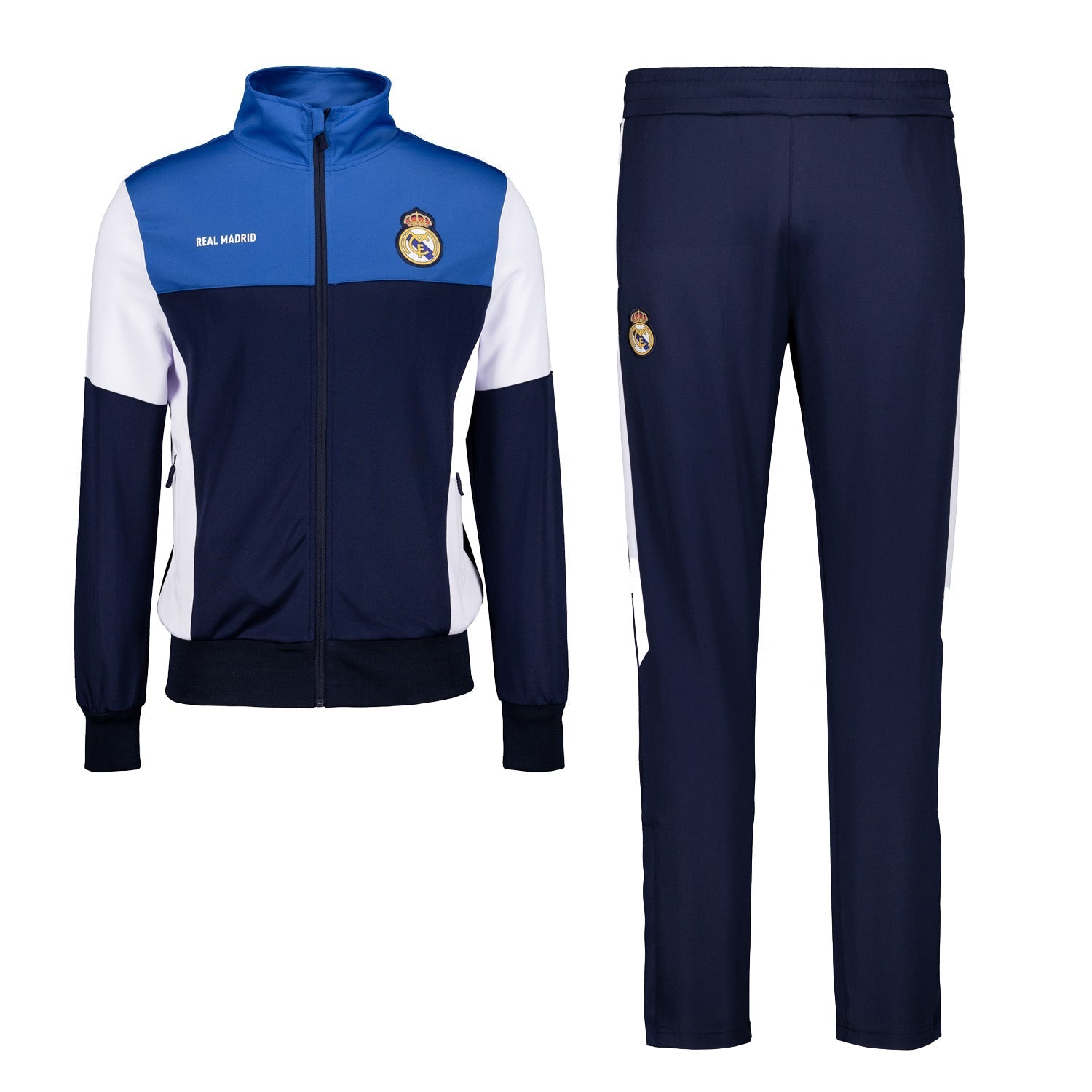 Real Madrid ジャージ ネイビー Real Madrid Tracksuit Navy/White RMCF sleeve tape – Official Real