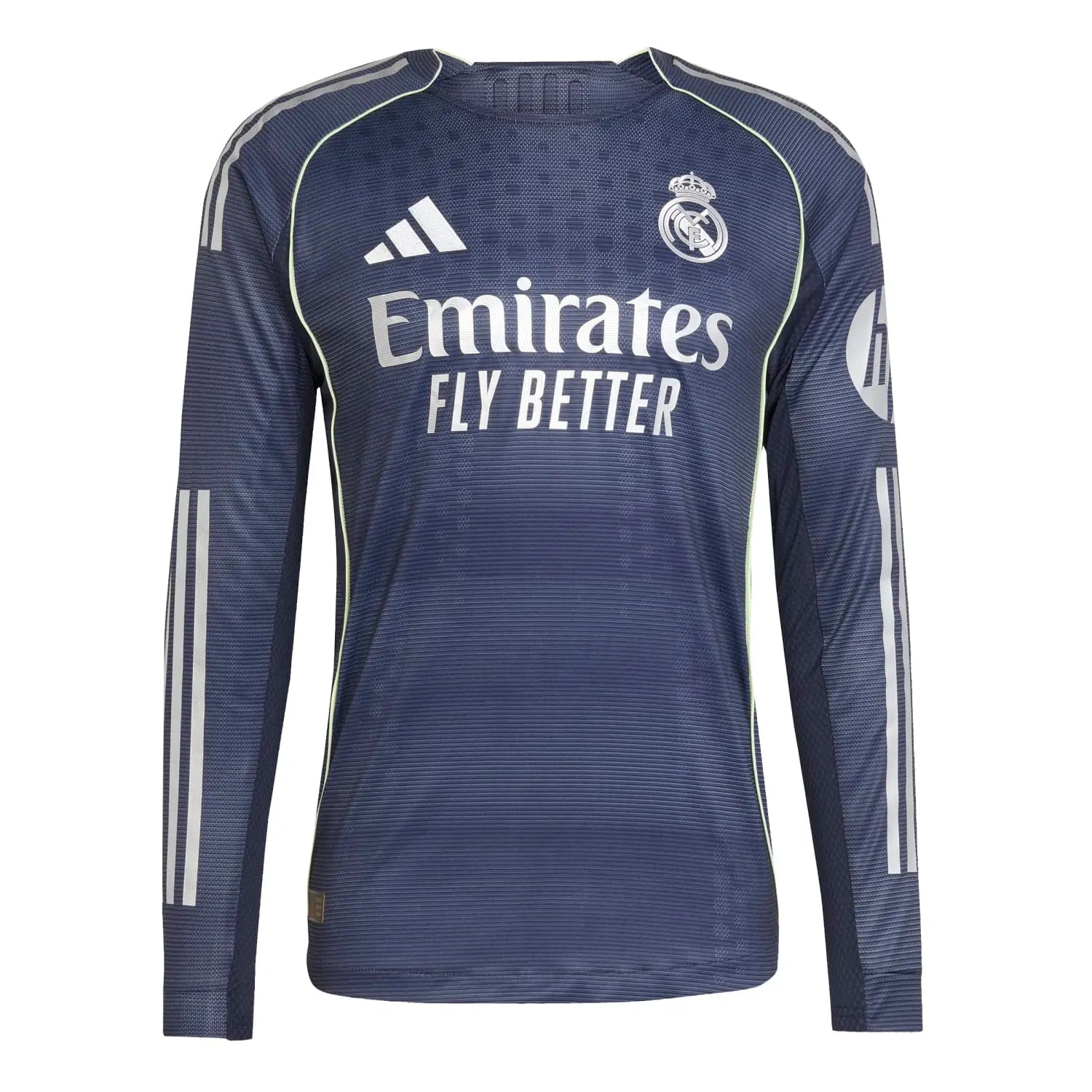 Mens Away Long Sleeve Authentic Shirt 25/26 Navy – Real Madrid