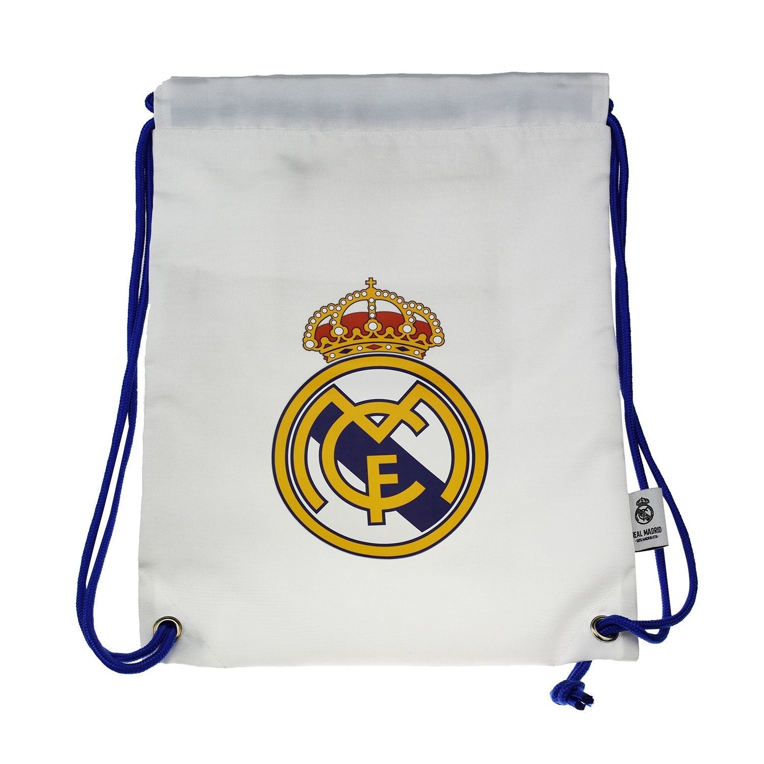 Real Madrid Crest Gymsack -White/Blue – Official Real Madrid Store