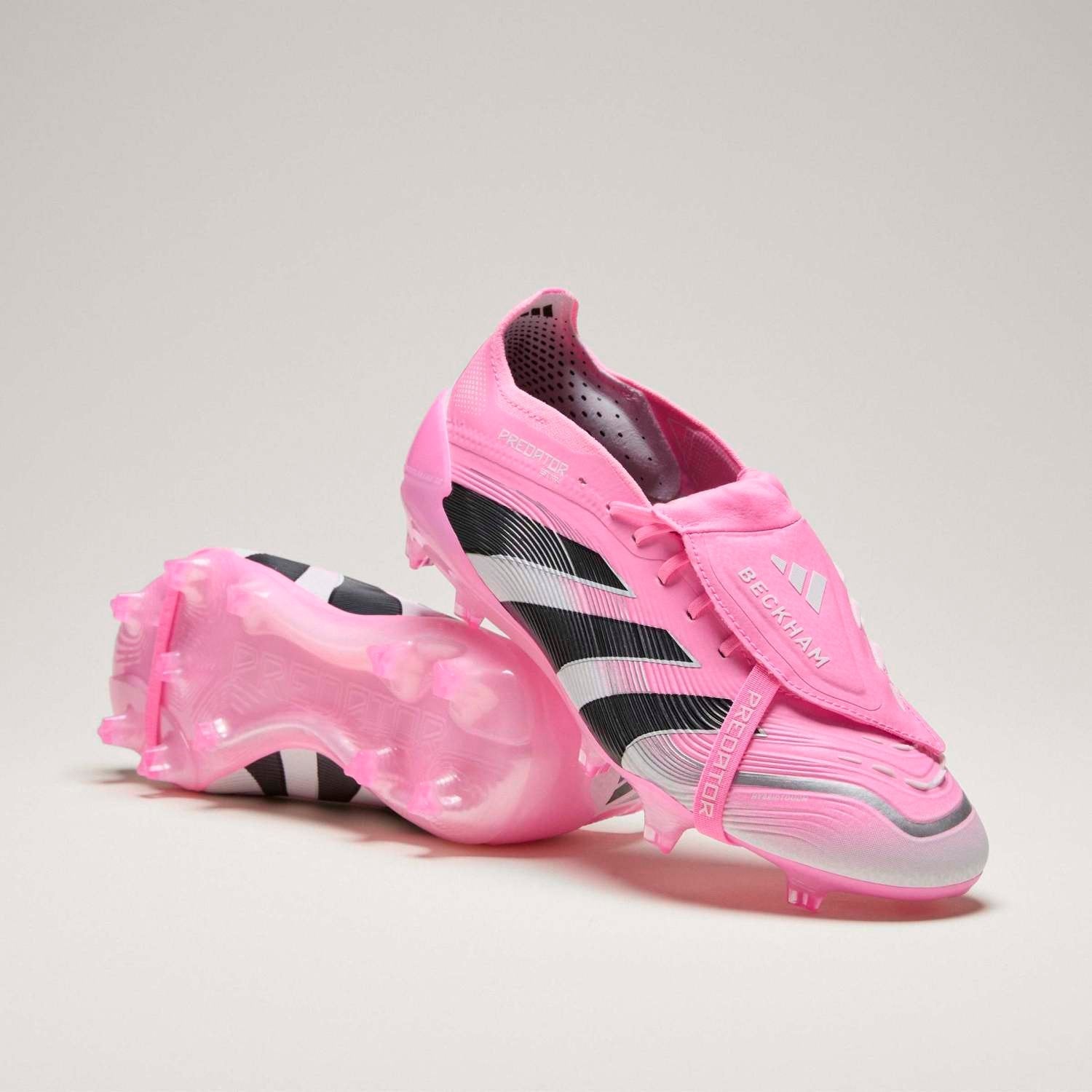 Real Madrid Kids Football Boots adidas Predator Beckham Elite ft Pink - 38 Real Madrid Kids Football Boots adidas Predator Beckham Elite ft Pink - 38