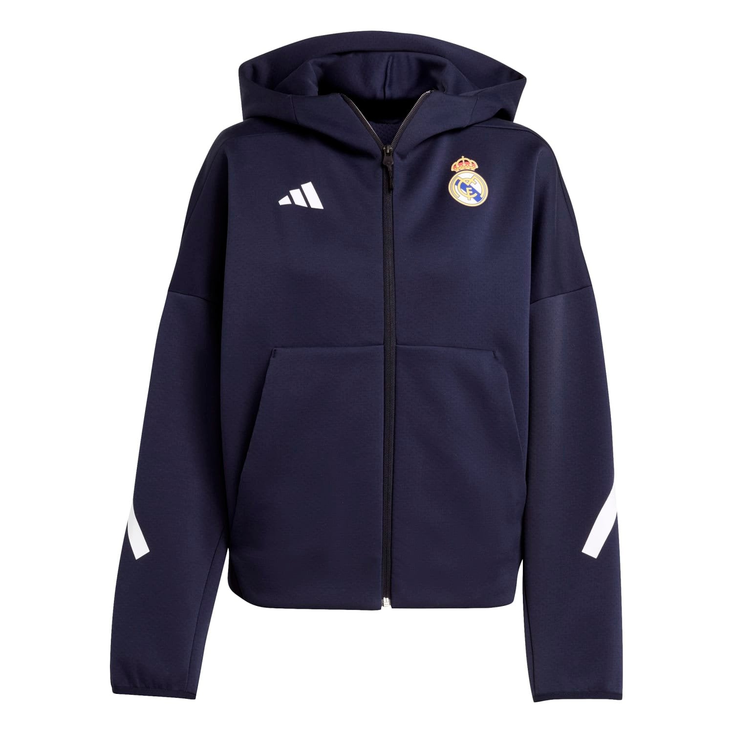 Womens adidas Anthem Jacket 25/26 Navy – The Official Real Madrid
