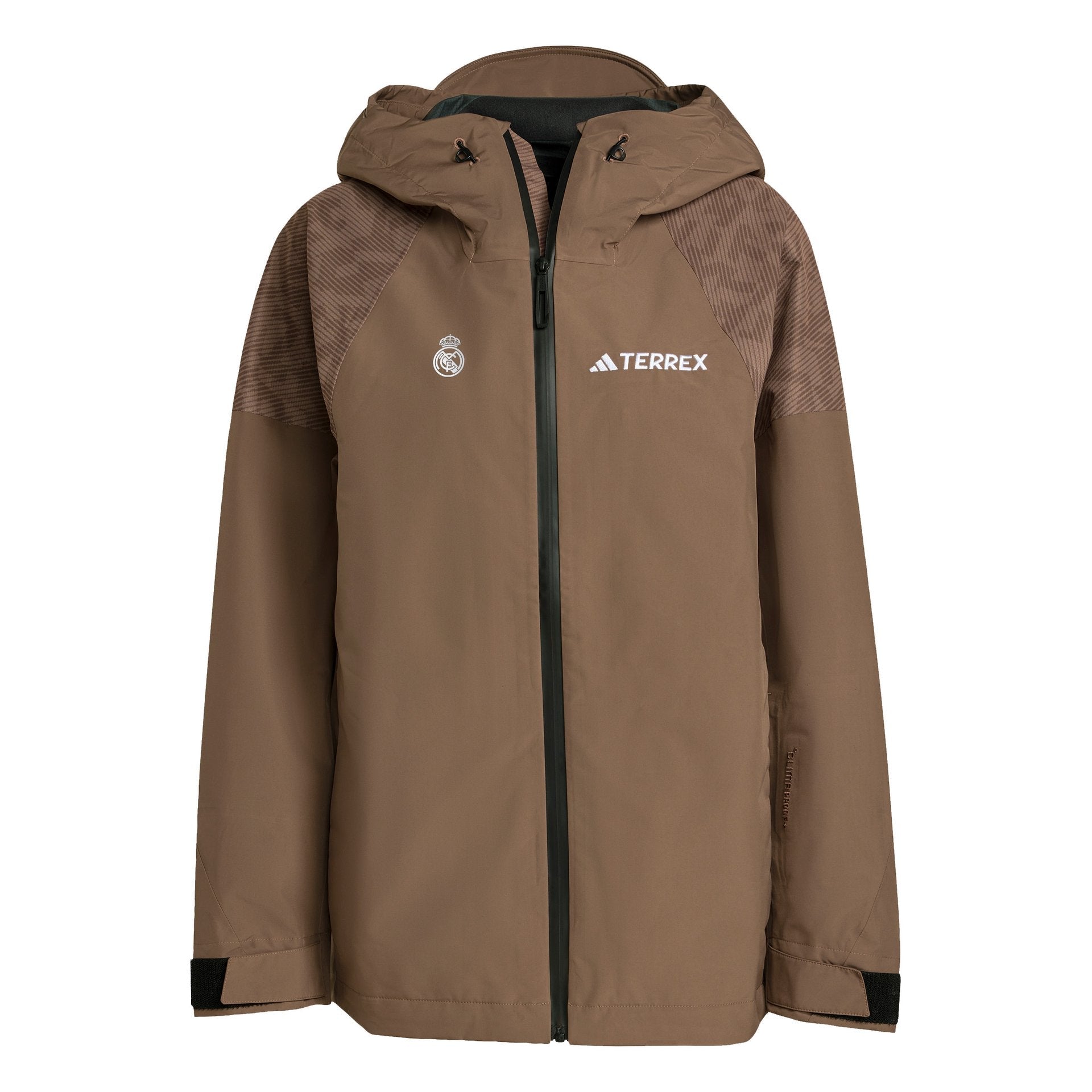Womens adidas Terrex CLIMAPROOF+ Snow Jacket Brown – Official Real