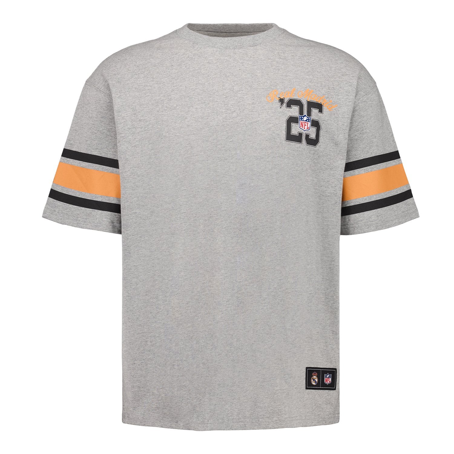新品タグ付き　 Real Madrid ユニフォーム グレー 2XL Mens Real Madrid x NFL T-Shirt Grey – Official Real Madrid Store