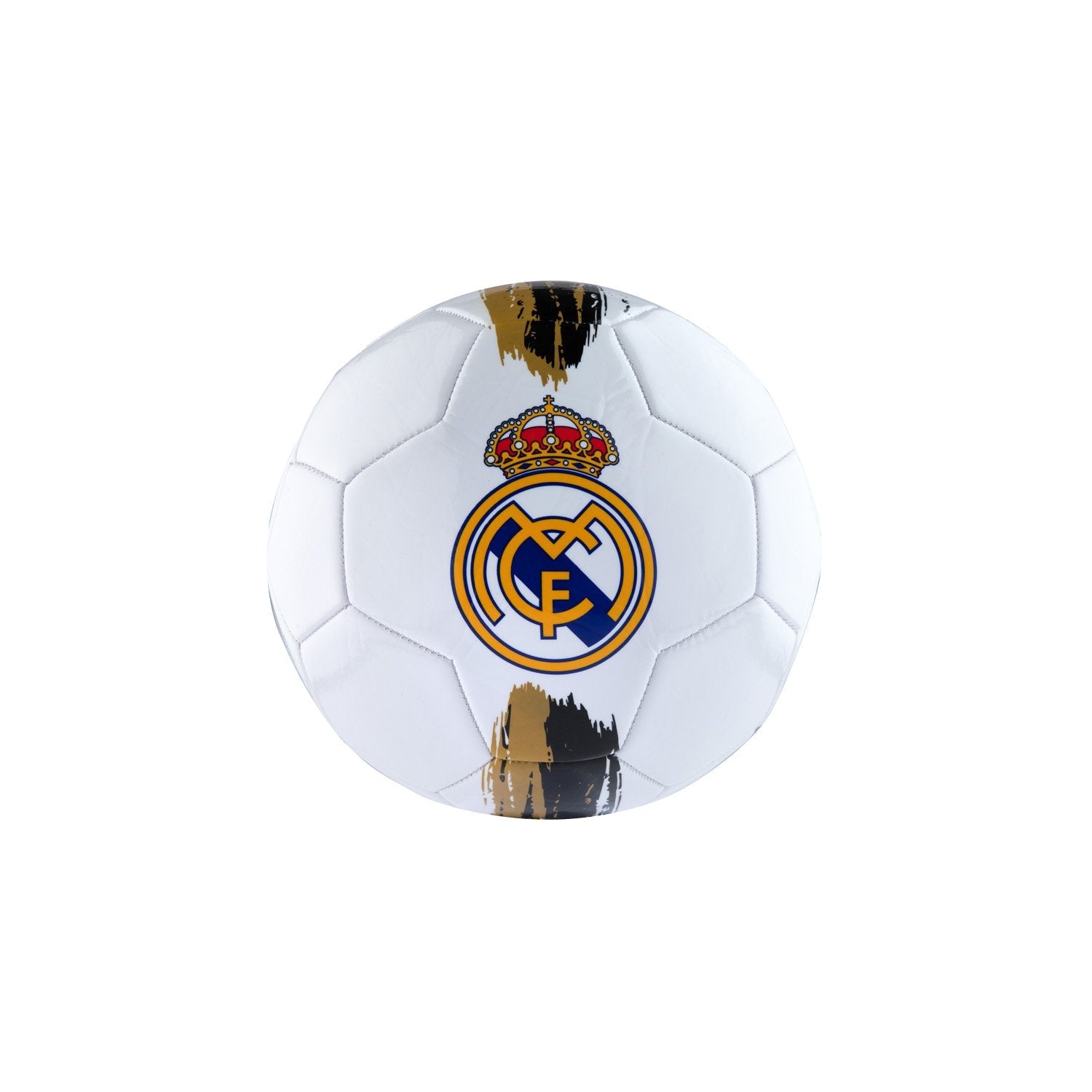 Mini Ball Color Crest White/Gold Real Madrid – Official Real