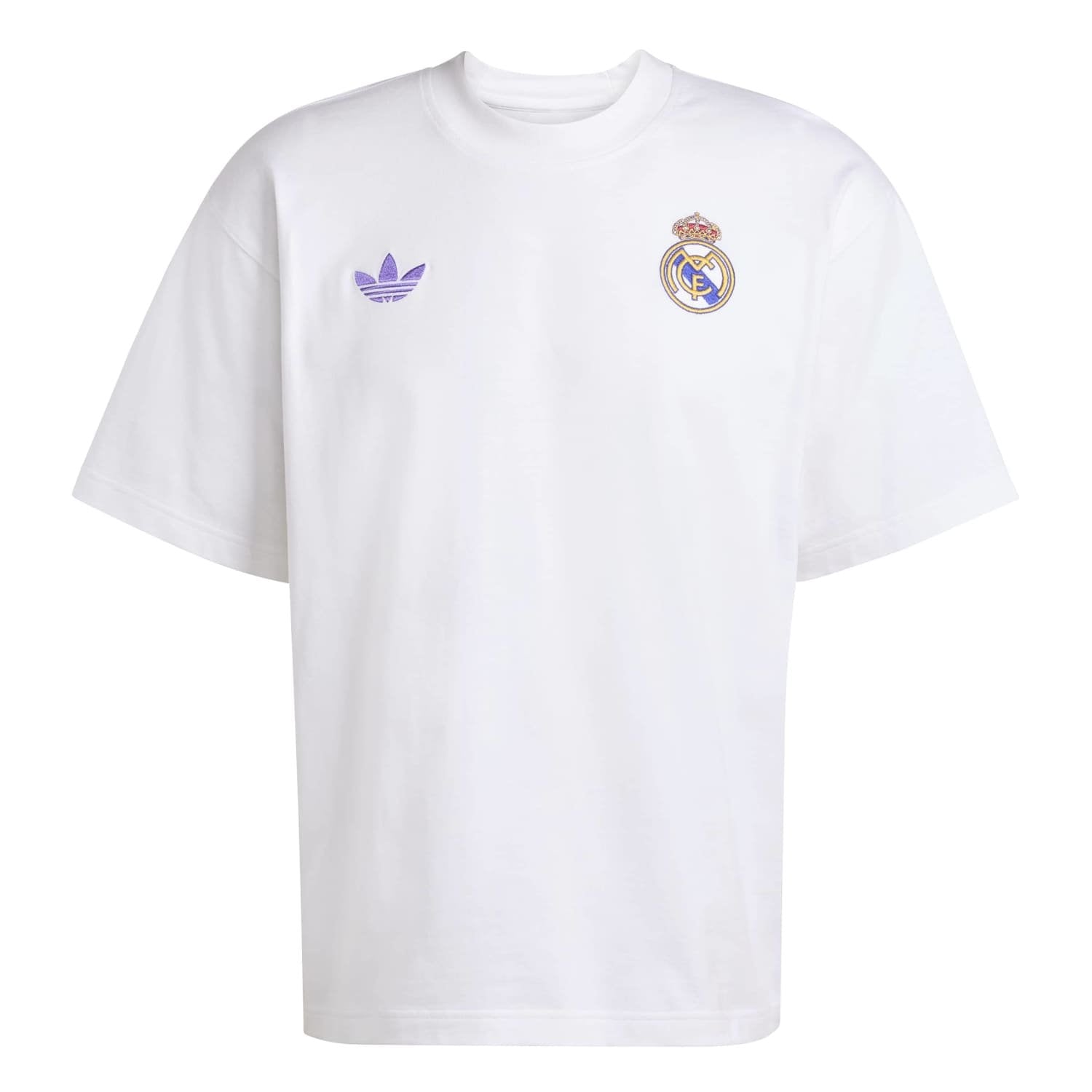 Mens adidas Originals LFSTLR T-Shirt 25/26 White – Real Madrid