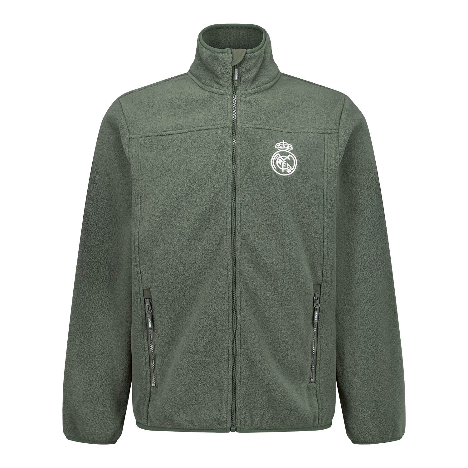 Mens Outerwear Fleece Jacket Green – Official Real Madrid Store