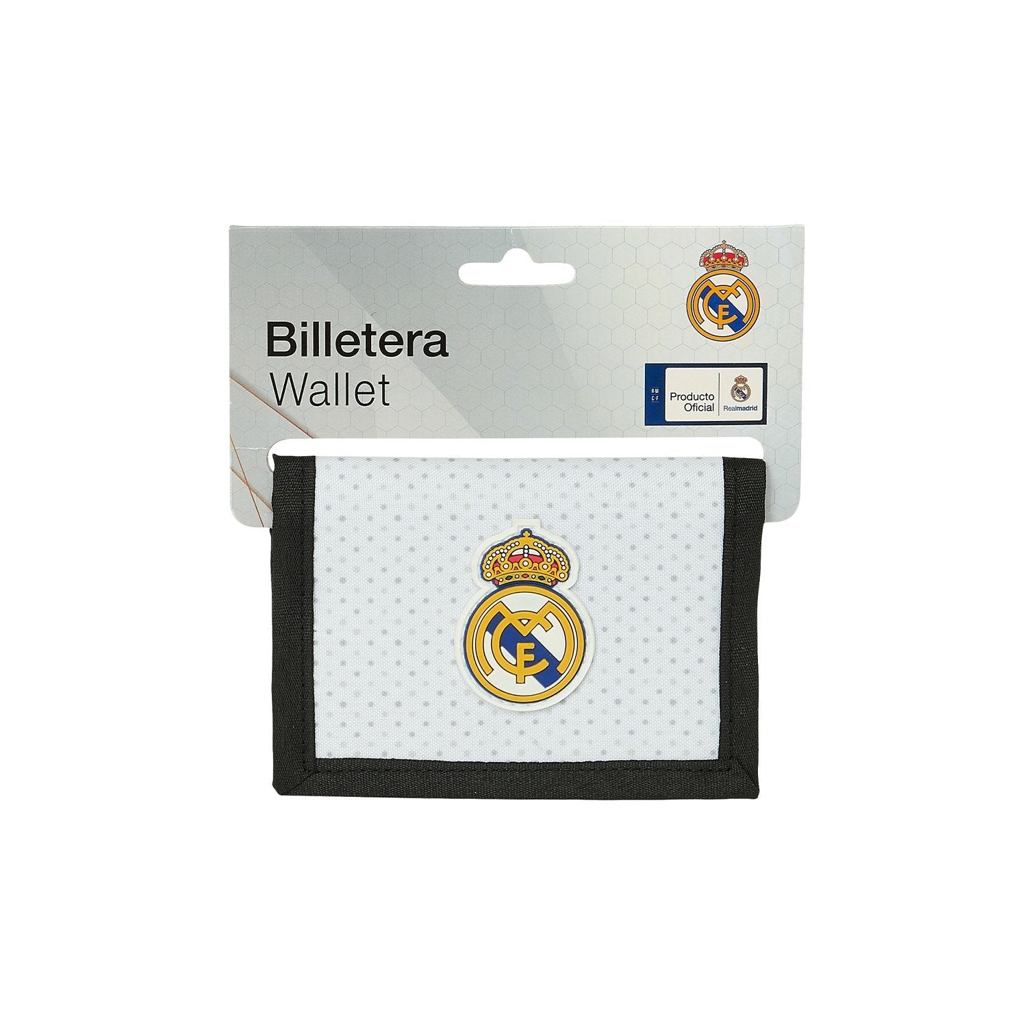 Porte-monnaie Real Madrid CYPBRANDS - Polyester, Pour Enfant Et Adulte, Officiel