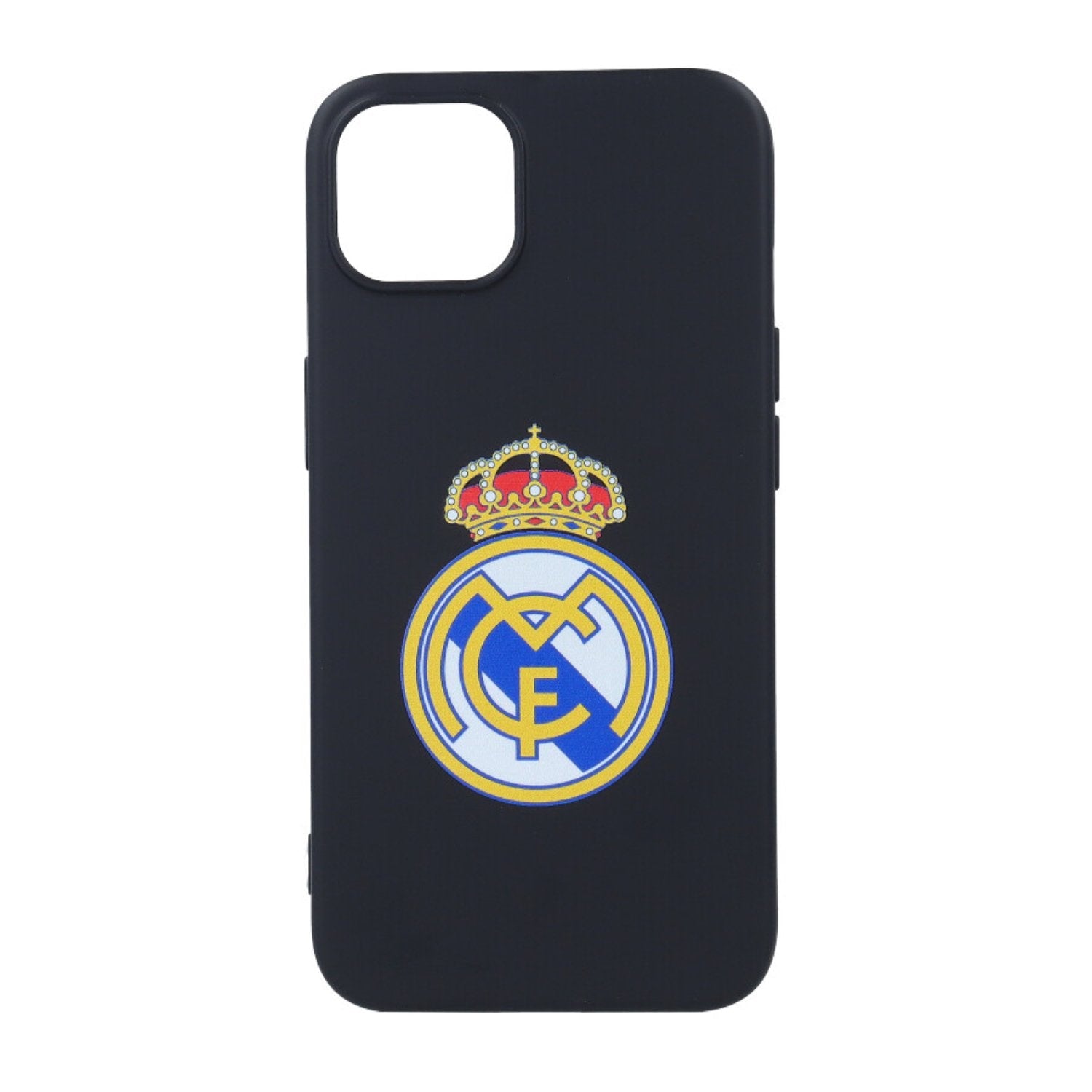 Real Madrid Black Crest iPhone 14 Plus Case Real Madrid Black Crest iPhone 14 Plus Case