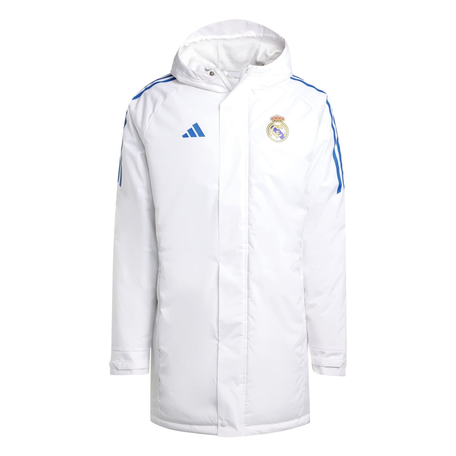 Mens adidas UCL Training Parka 25/26 White – Real Madrid Europe Store