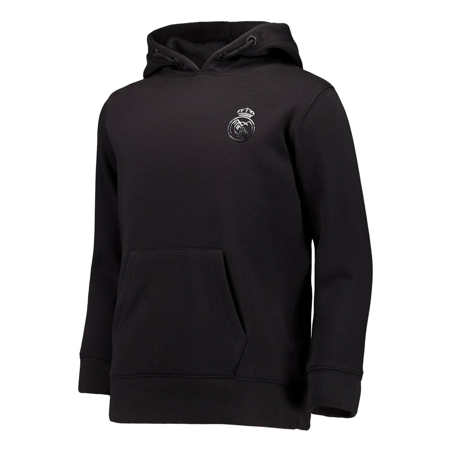 Kids Blackout Hoodie Backprint Black Real Madrid – Official Real