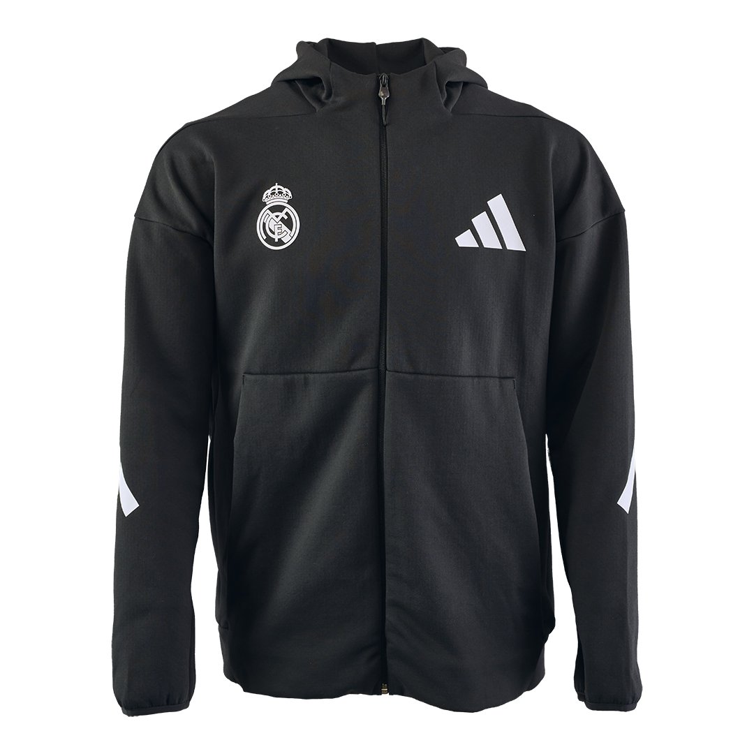 Mens adidas Real Urban Full Zip Hoodie Black – The Official Real