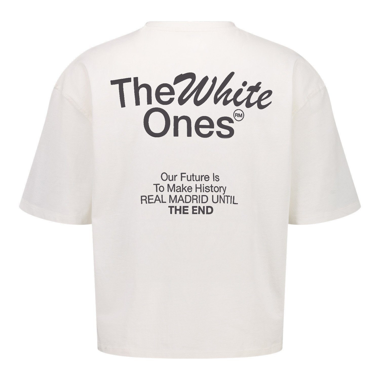 Mens The White Ones Text T-Shirt White – Official Real Madrid Store