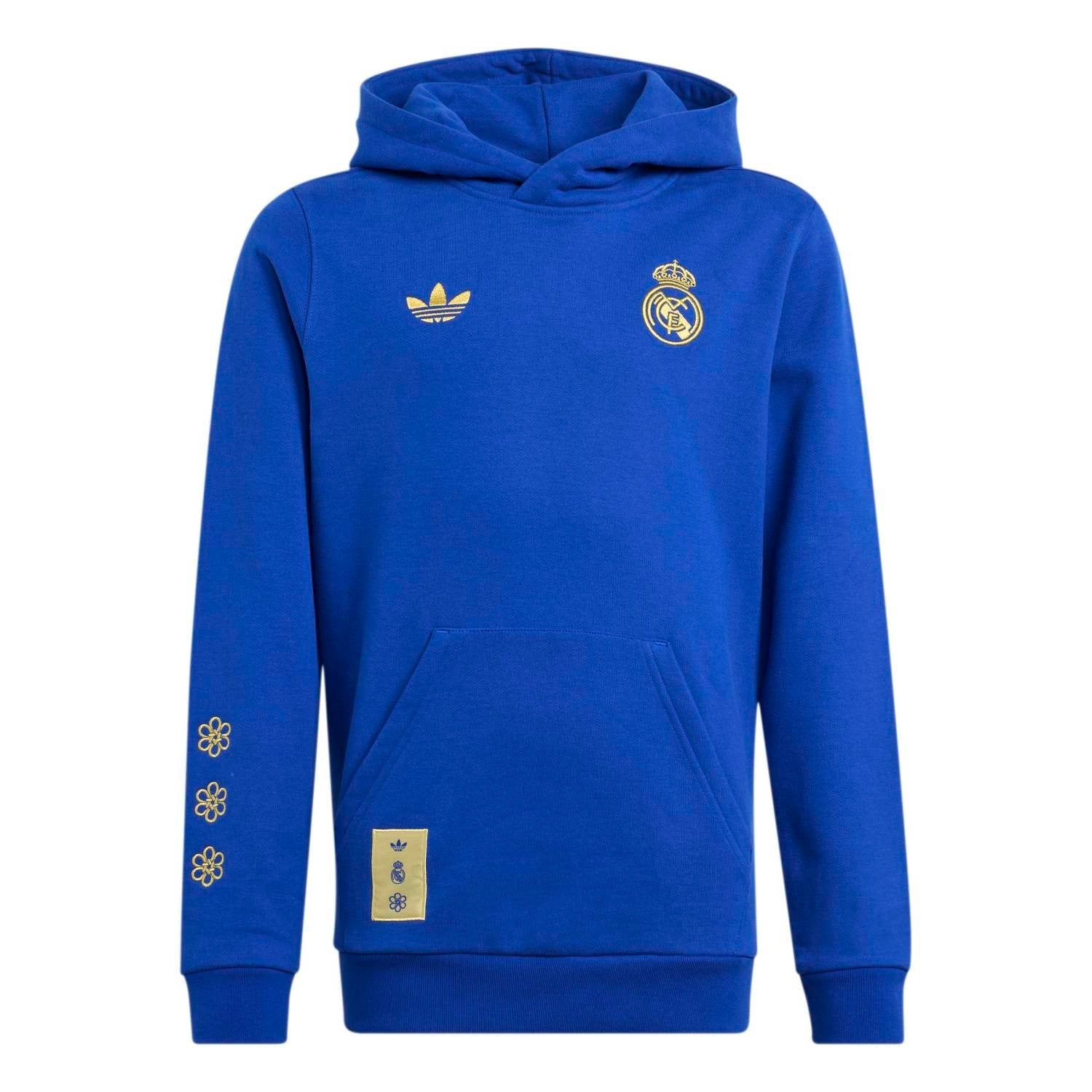Youth adidas Chinese Knot Pack Hoodie 25/26 Blue – Real Madrid