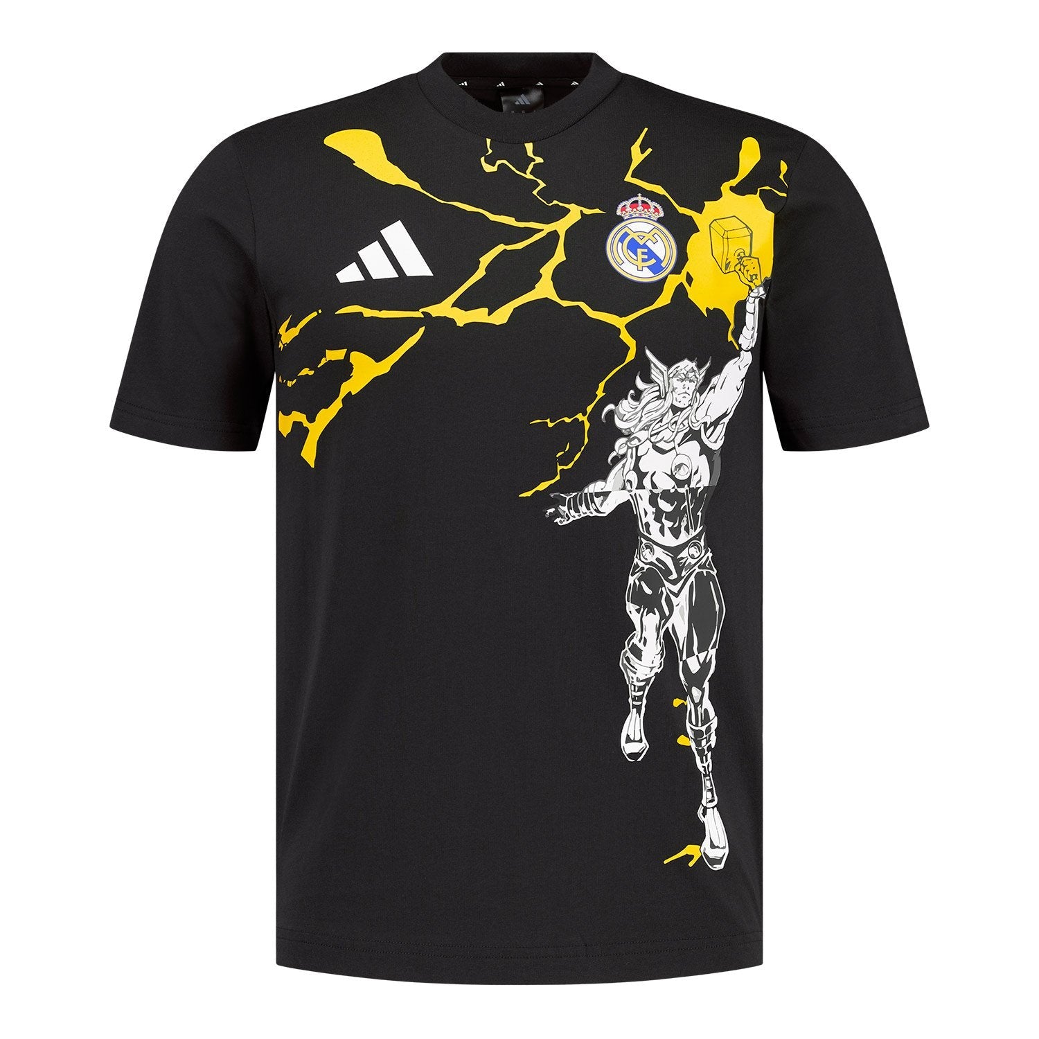 Mens adidas Marvel T-Shirt 25/26 Black – The Official Real Madrid