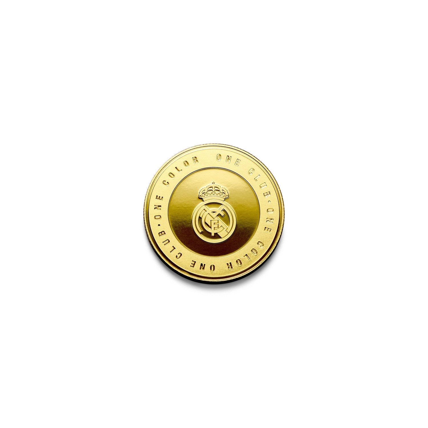 One Club One Color Collectible Coin Gold – Official Real Madrid Store