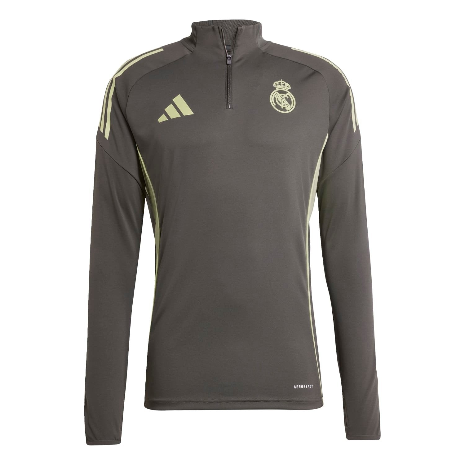 Mens adidas Training Top 25/26 Dark Olive – Real Madrid Europe Store
