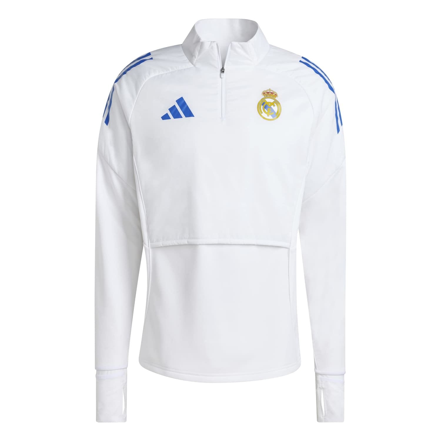 Mens adidas UCL Training Winter Top 25/26 White – Official Real