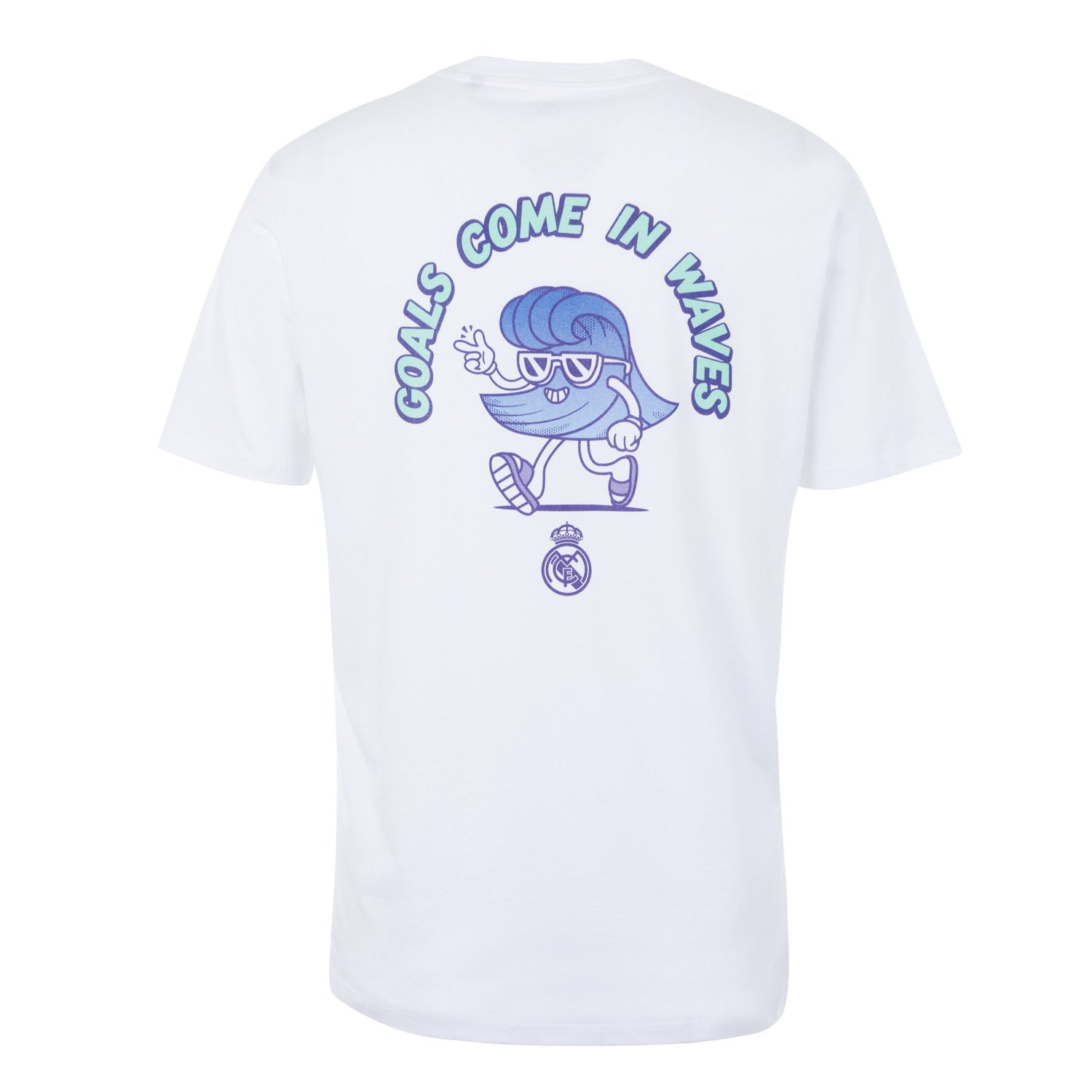 Mens Summer Wave T-Shirt White – Official Real Madrid Store