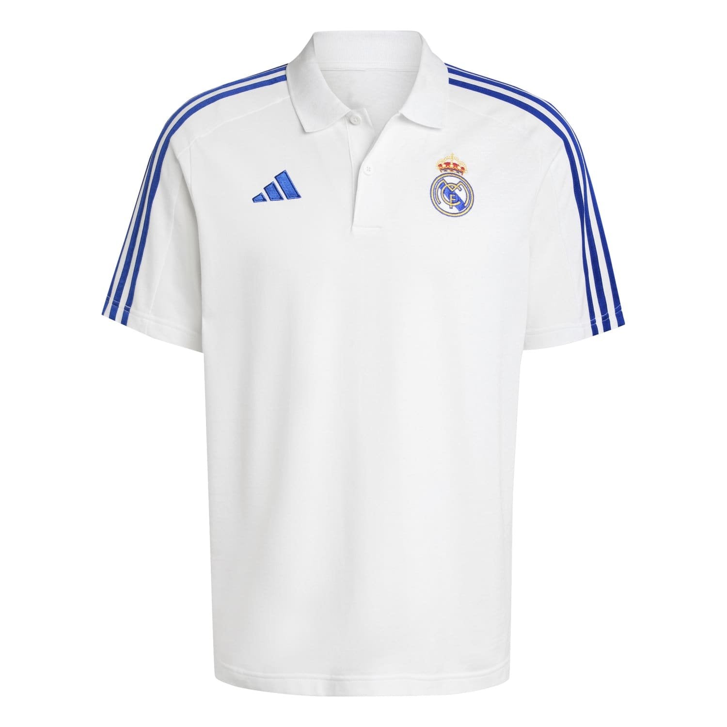 Mens adidas DNA Polo 25/26 White – Official Real Madrid Store