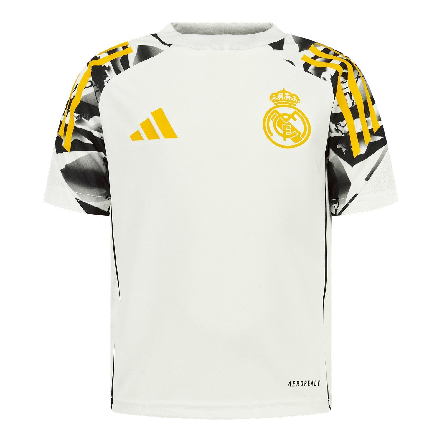 Youth adidas Marvel Training Shirt 25/26 White/Gold – Official