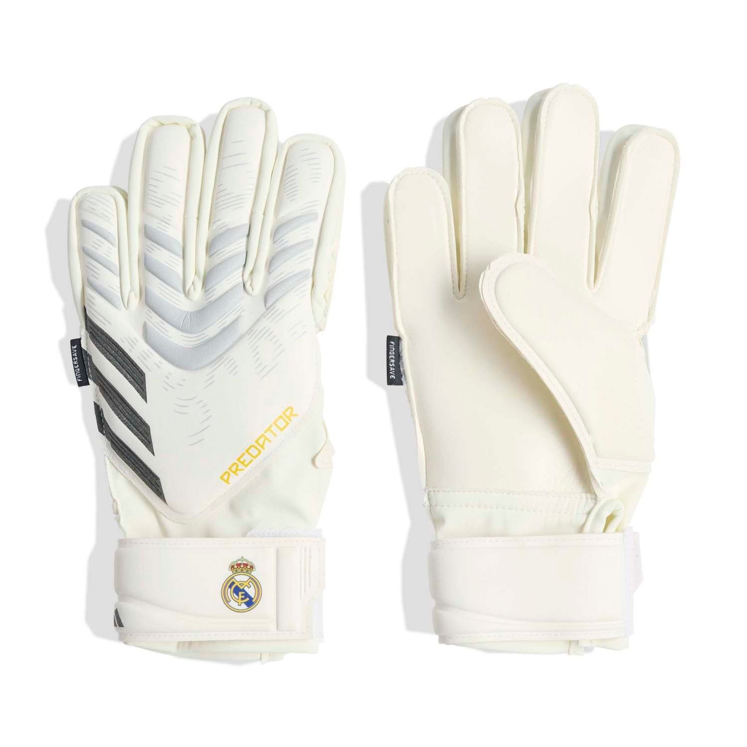 adidas Junior Predator Gloves Fingersave – Real Madrid Europe Store
