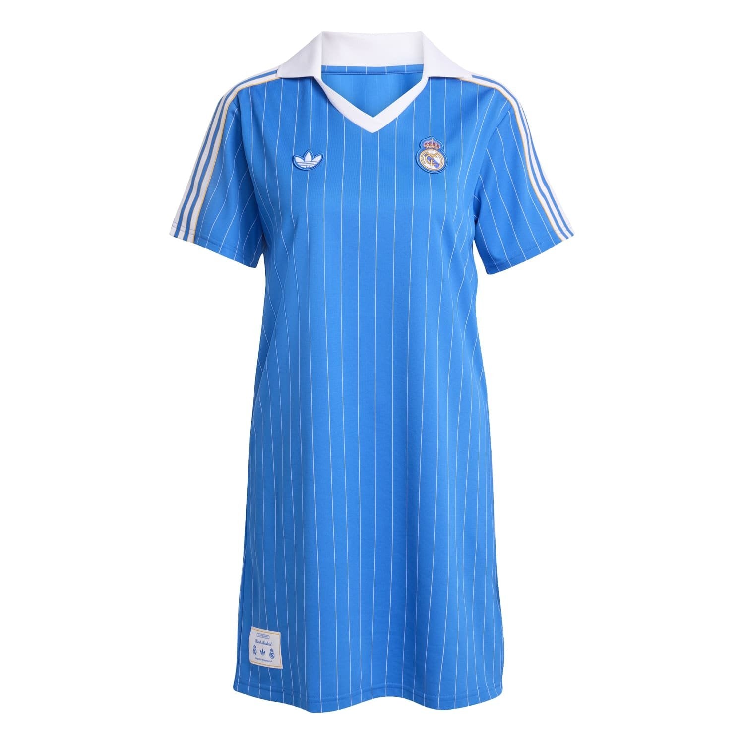 blue dress for baby girl adidas Real Madrid Terrace Icons Dress Blue S Women