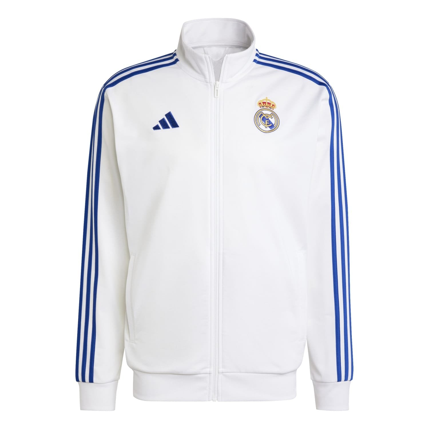 Mens adidas DNA Track Top 25/26 White – The Official Real Madrid