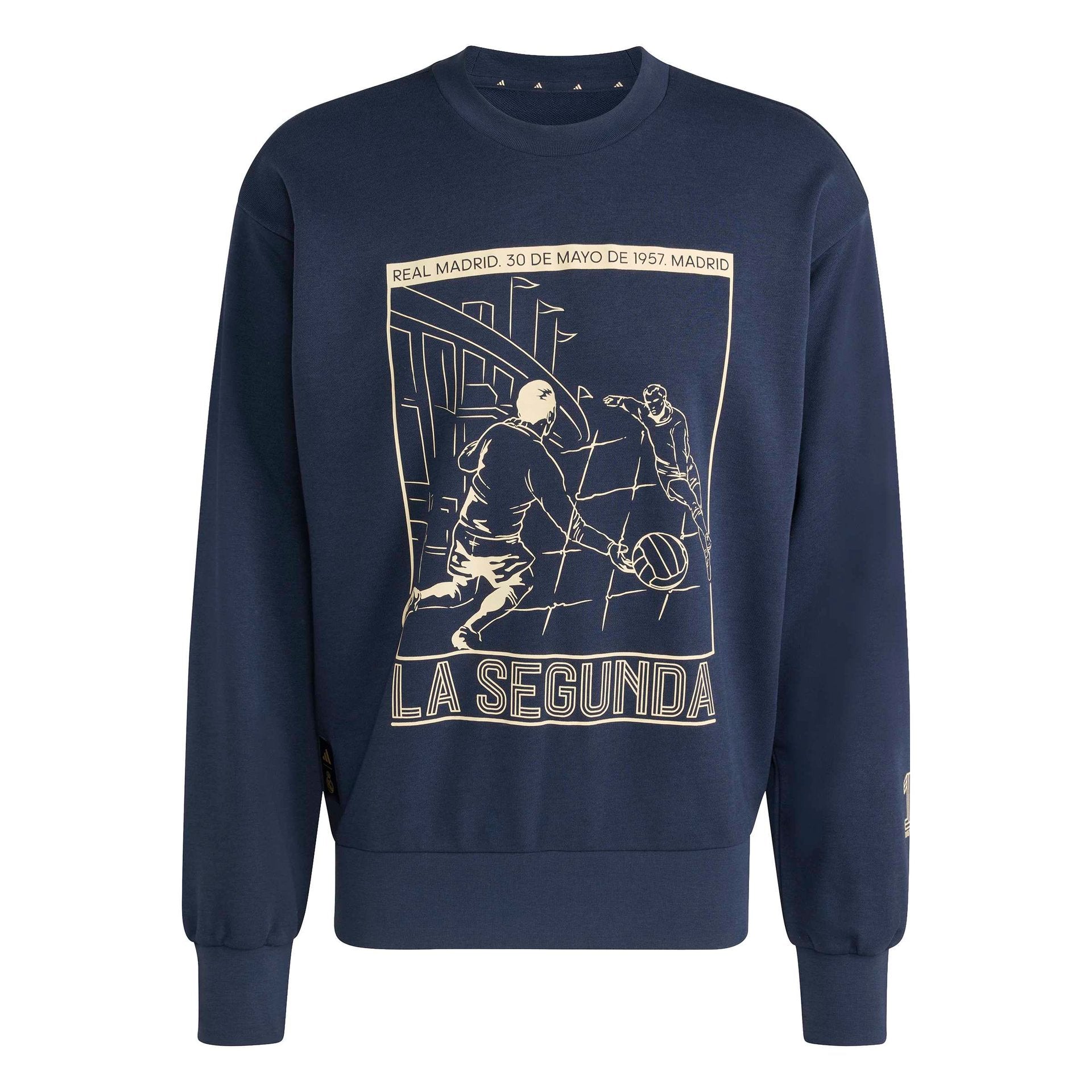 Mens adidas Heritage Pack Sweatshirt Navy | 1957 – Official Real
