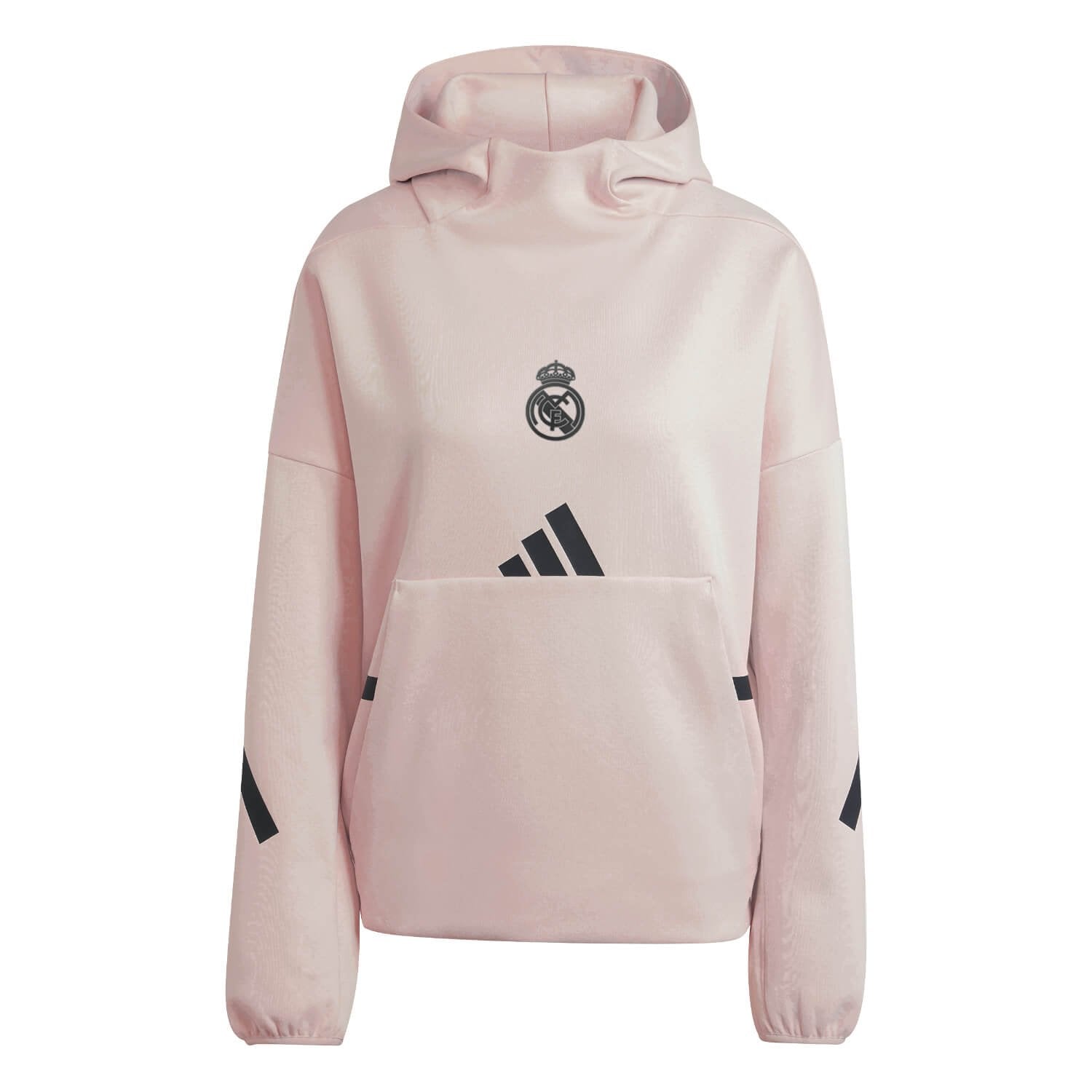 Womens adidas Real Urban Hoodie Light Pink – Official Real Madrid 
