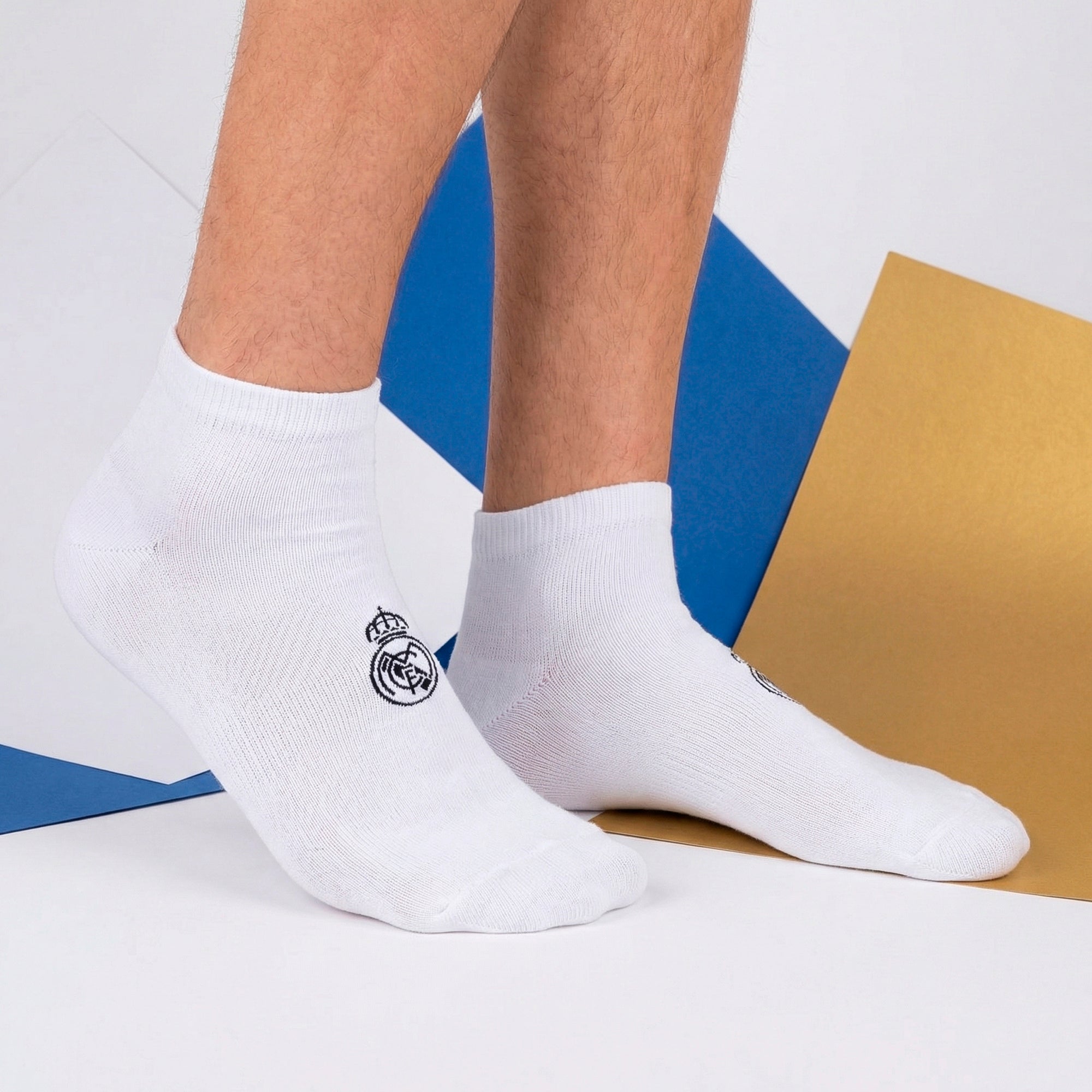 Pack of 2 Short White Socks