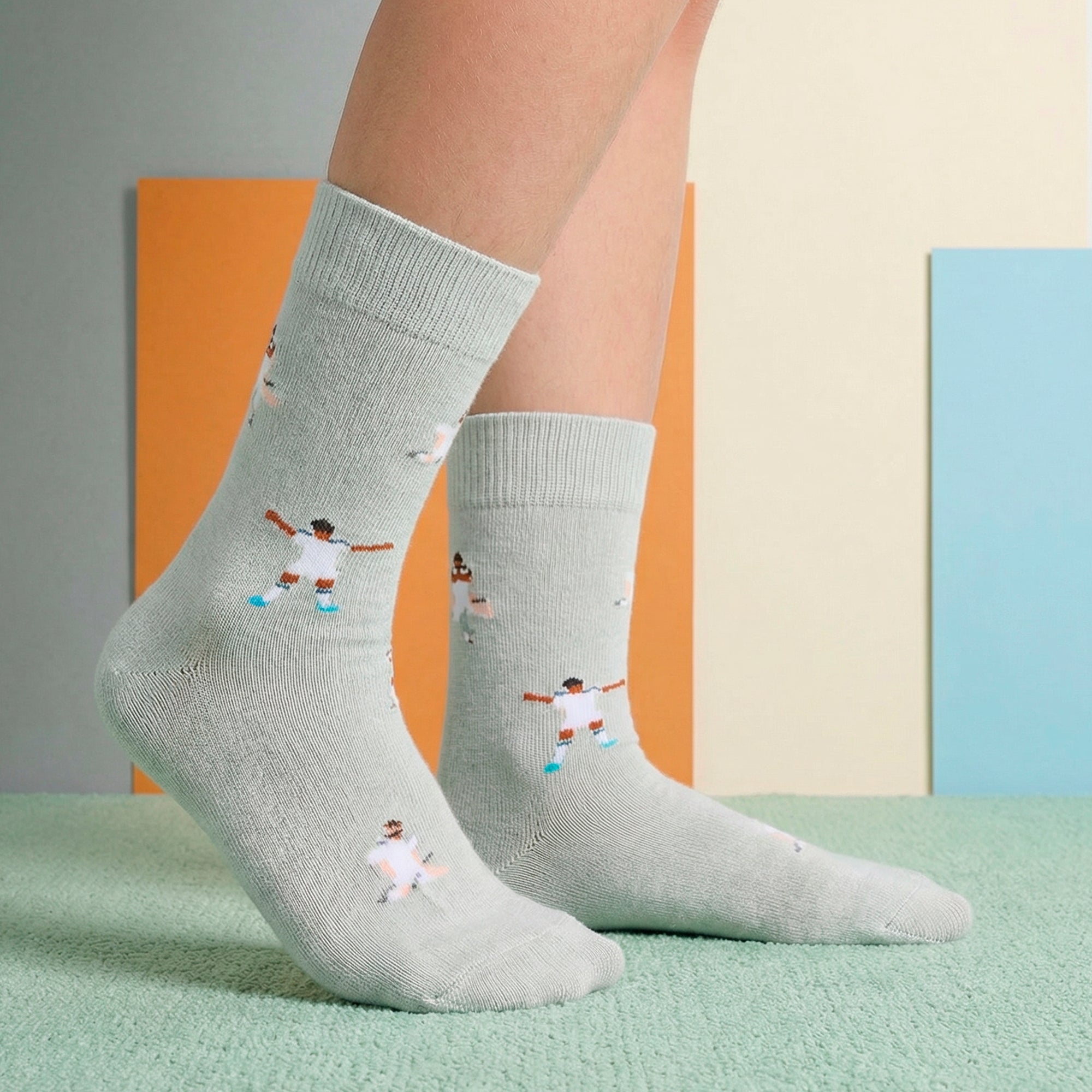 Long Player Grey Socks