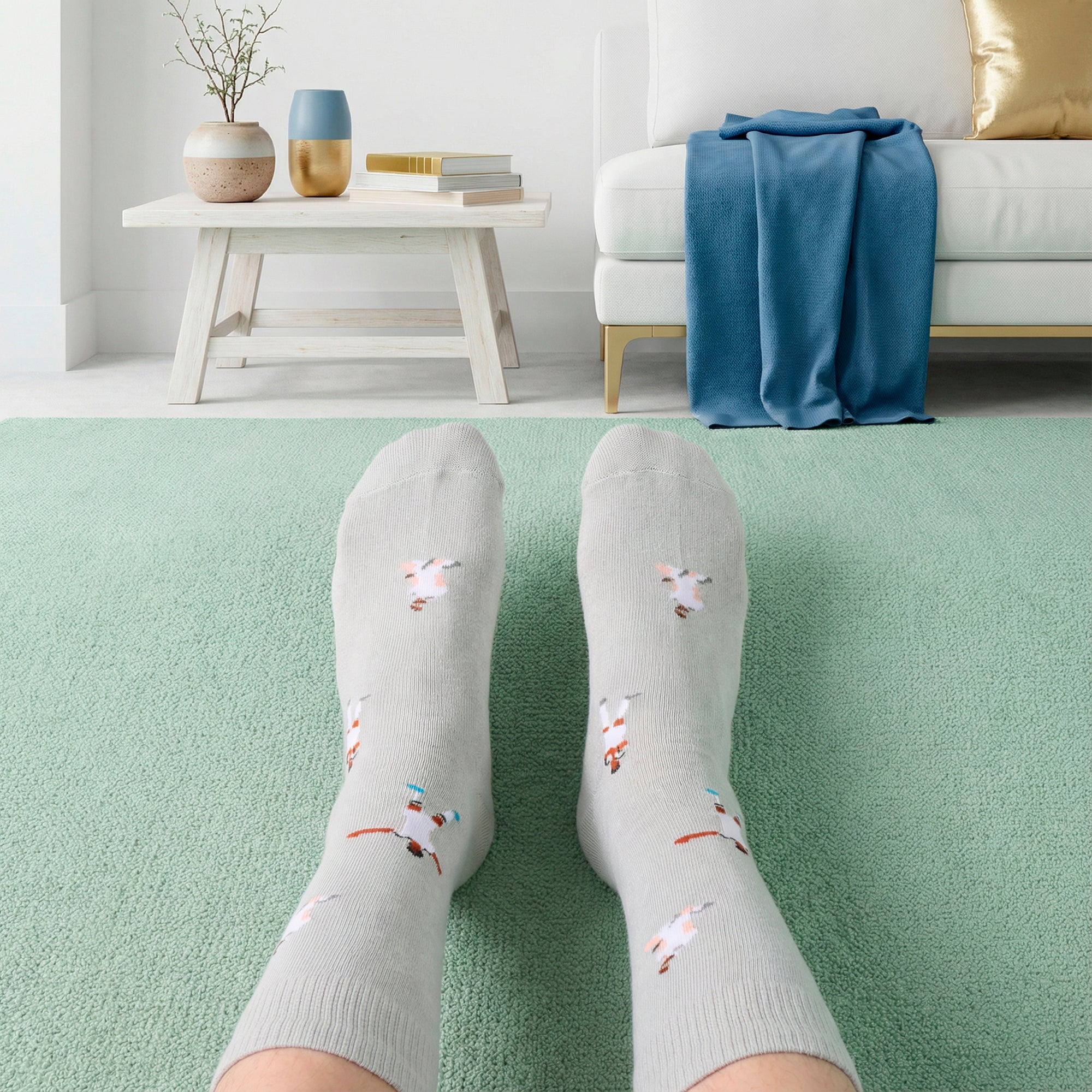 Long Player Grey Socks