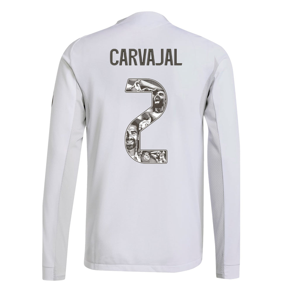 Mens Authentic Long Sleeve Carvajal Special Edition White Home Jersey 25/26