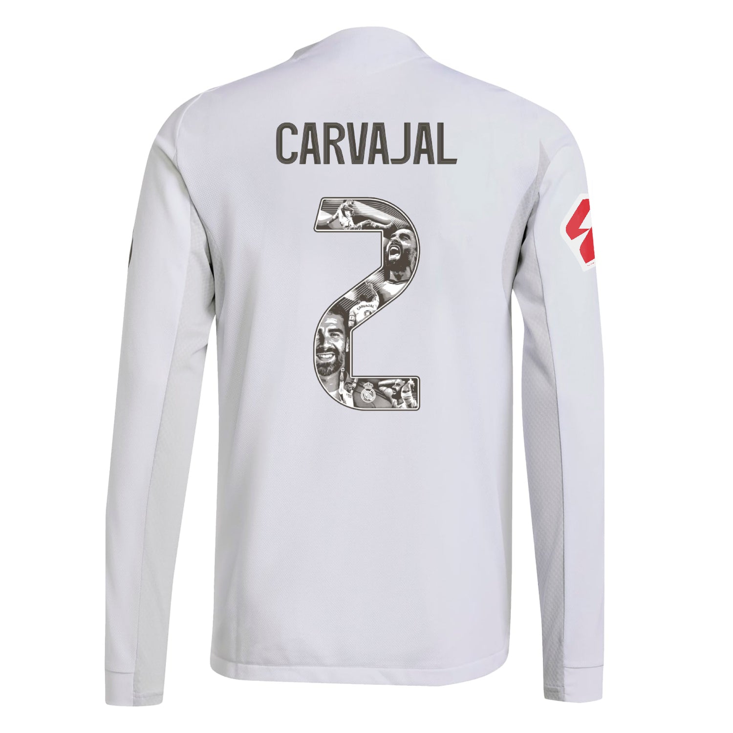 Maillot Authentic Homme Manches Longues Carvajal Édition Spéciale Domicile Blanc 25/26