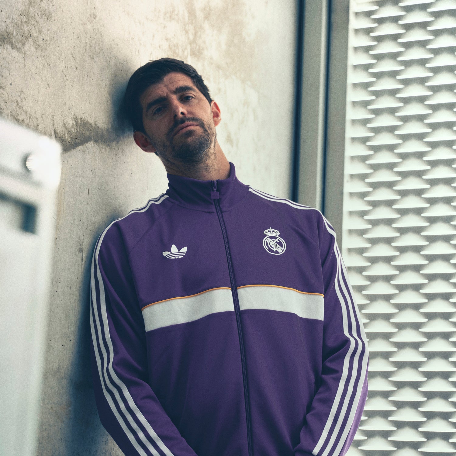 Mens adidas OG Icons Track Top 26/27 Purple – Official Real Madrid