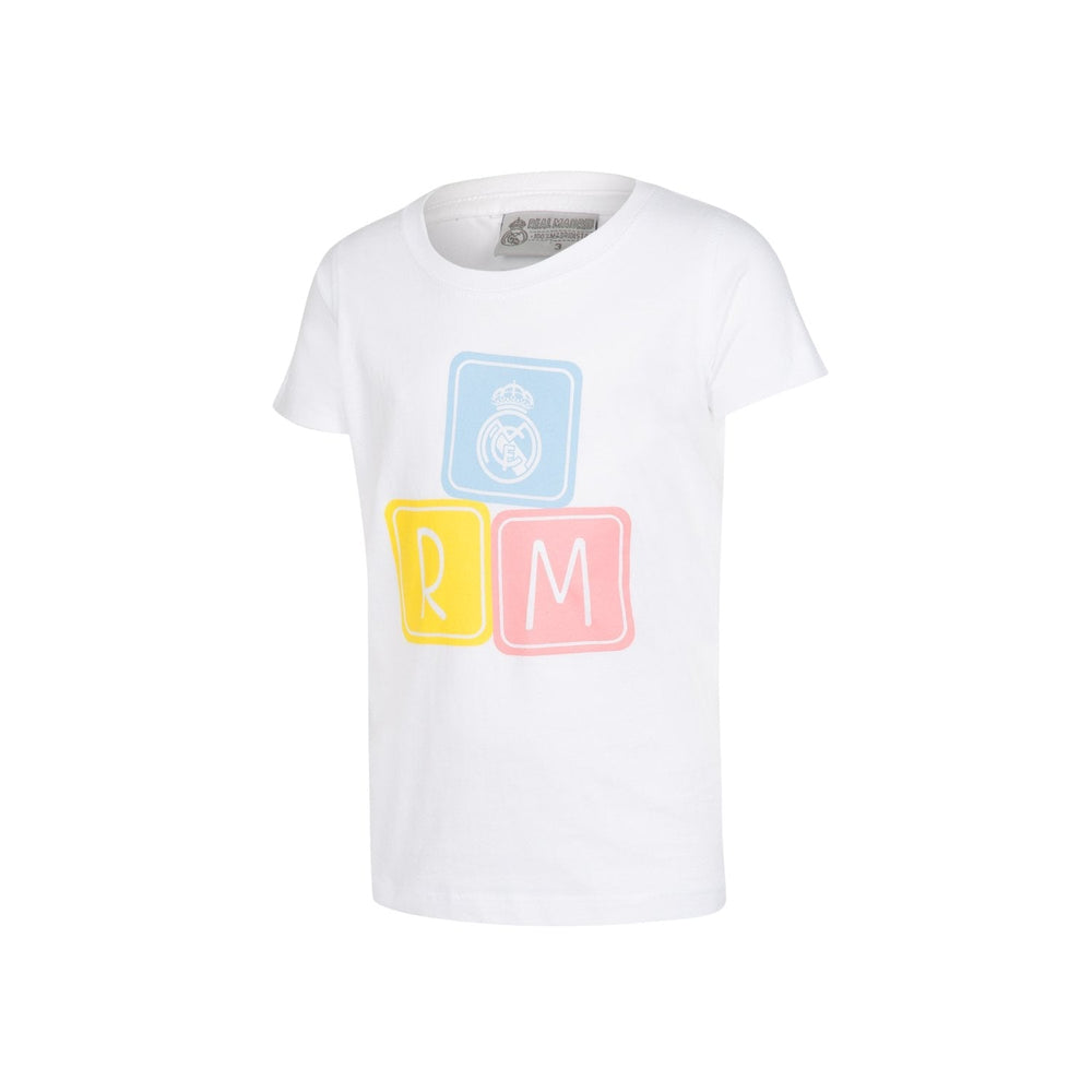Real Madrid Infant Graphic T-Shirt White
