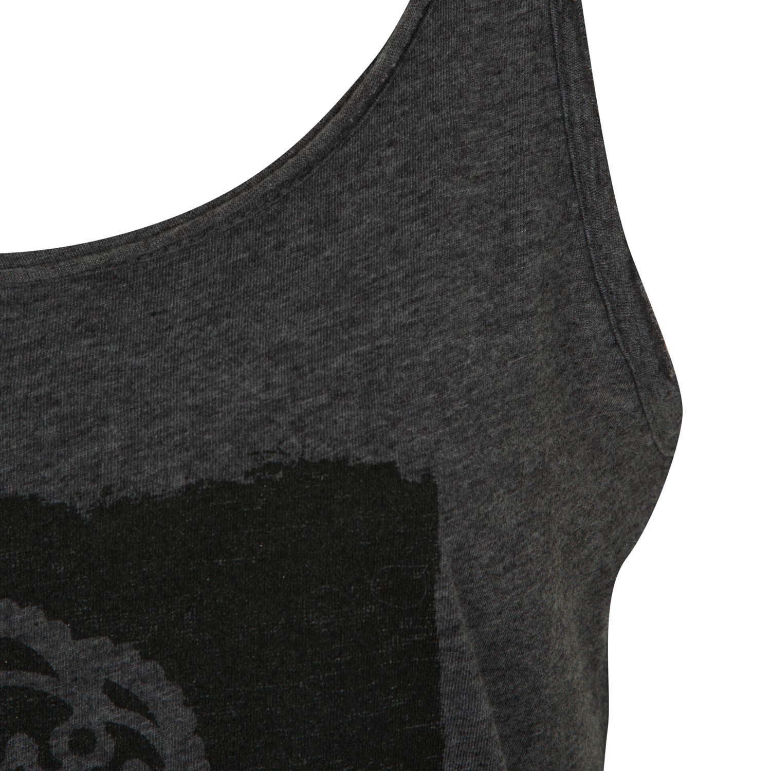 Real Madrid Womens Crest Tank Dark Grey