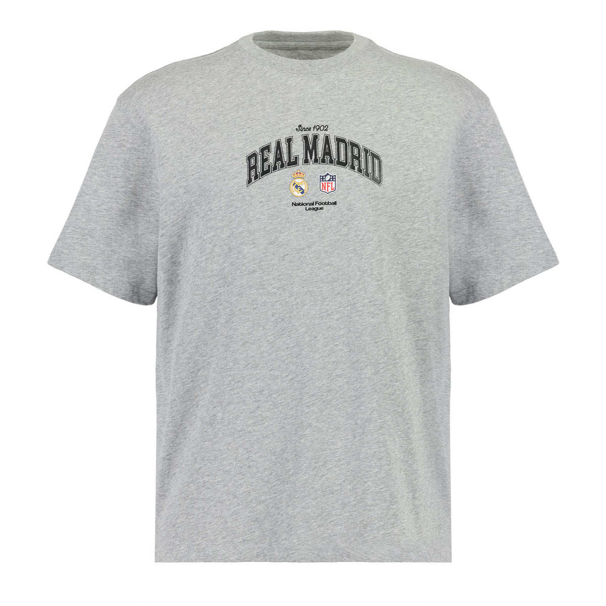 T-shirt Coton Homme Real Madrid x NFL Gris