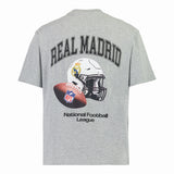 T-shirt Coton Homme Real Madrid x NFL Gris
