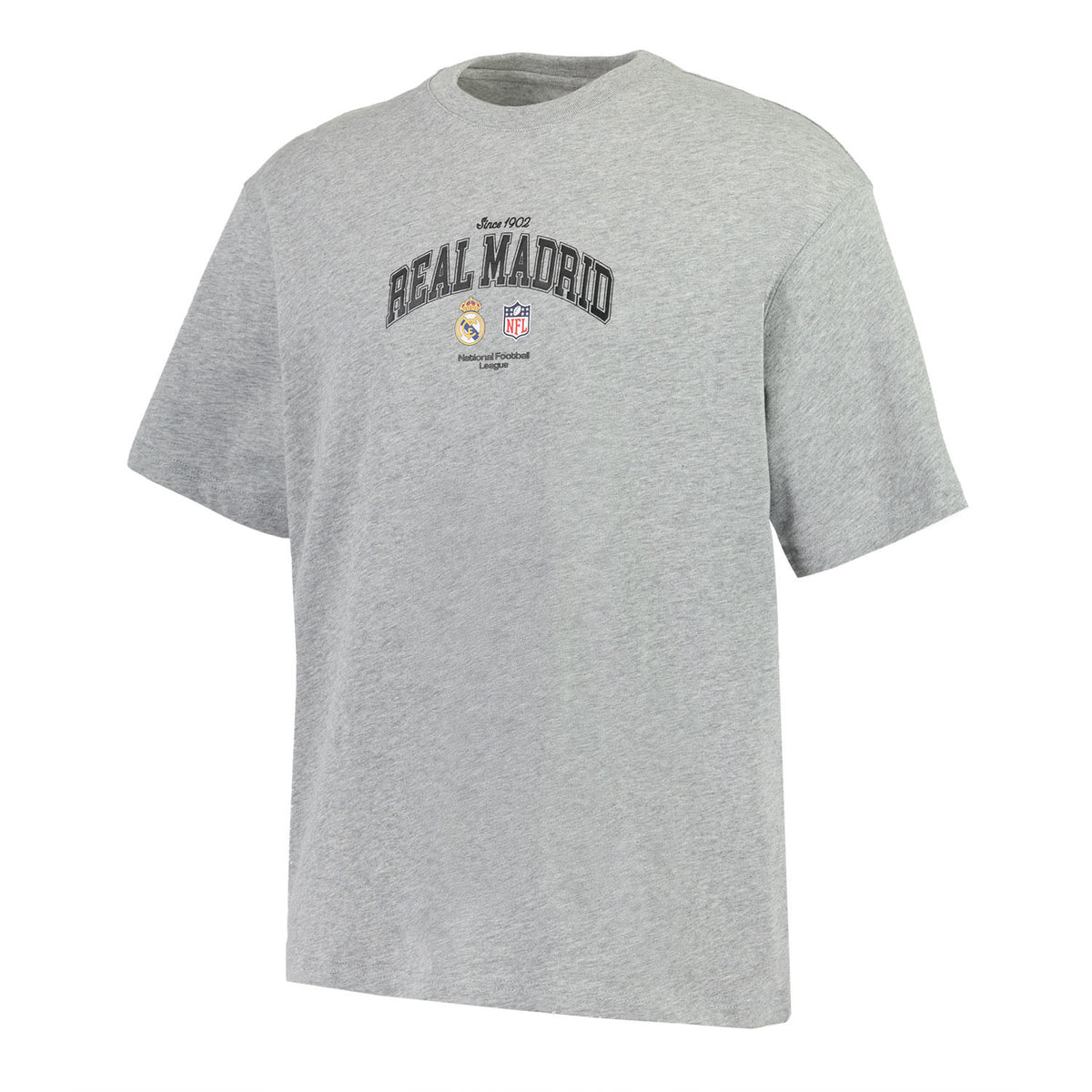 T-shirt Coton Homme Real Madrid x NFL Gris