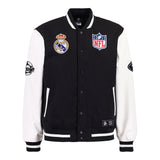 Veste Varsity Homme Real Madrid x NFL Noire