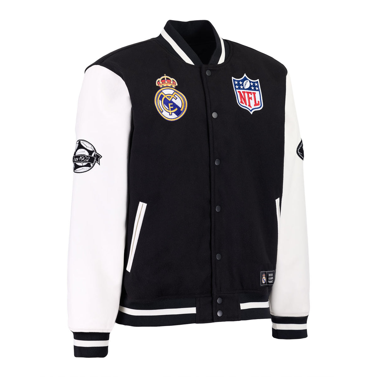 Veste Varsity Homme Real Madrid x NFL Noire