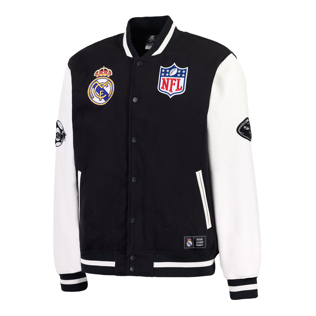 Veste Varsity Homme Real Madrid x NFL Noire