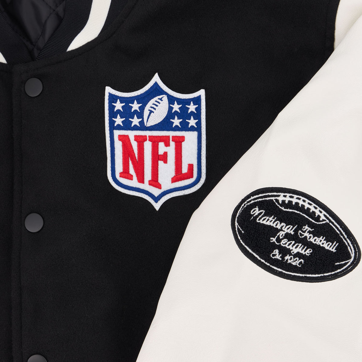 Veste Varsity Homme Real Madrid x NFL Noire